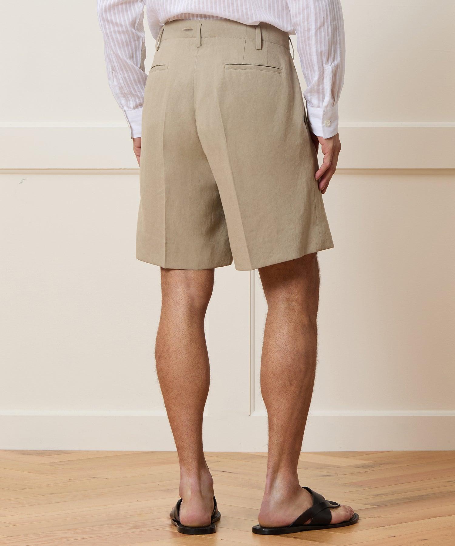 8" Italian Sueded Linen Hollywood Short Product Image