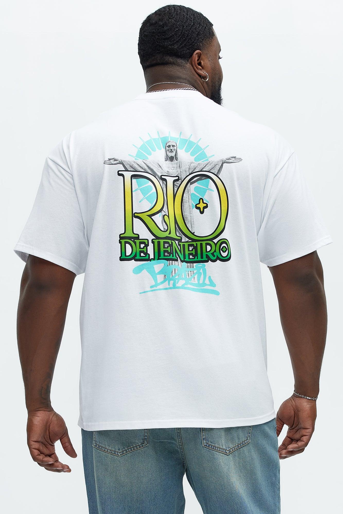 Rio De Jeneiro Short Sleeve Tee - White Product Image