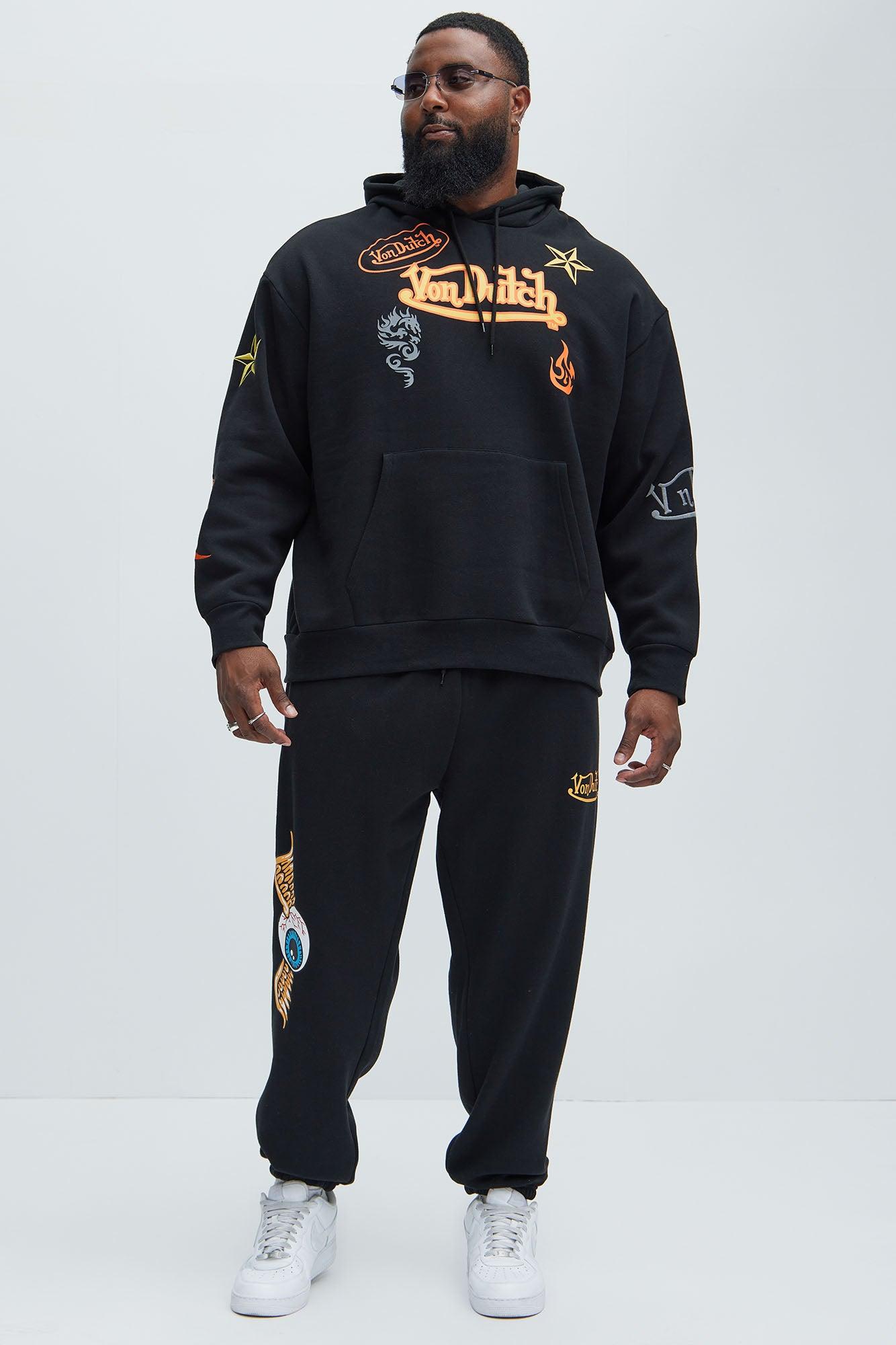 Von Dutch Lost Angels Sweatpants - Black Product Image