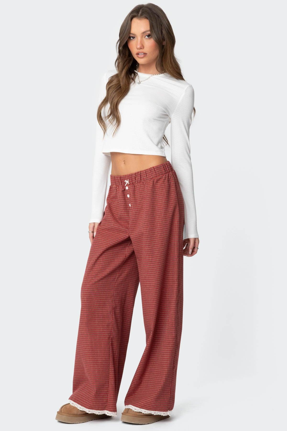 Dakota Plaid Pants Product Image