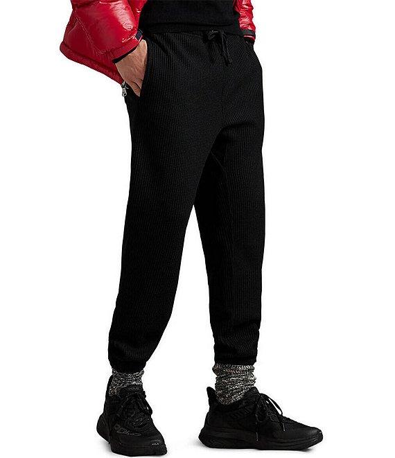 Polo Ralph Lauren Waffle-Knit Fleece Sweatpants Product Image