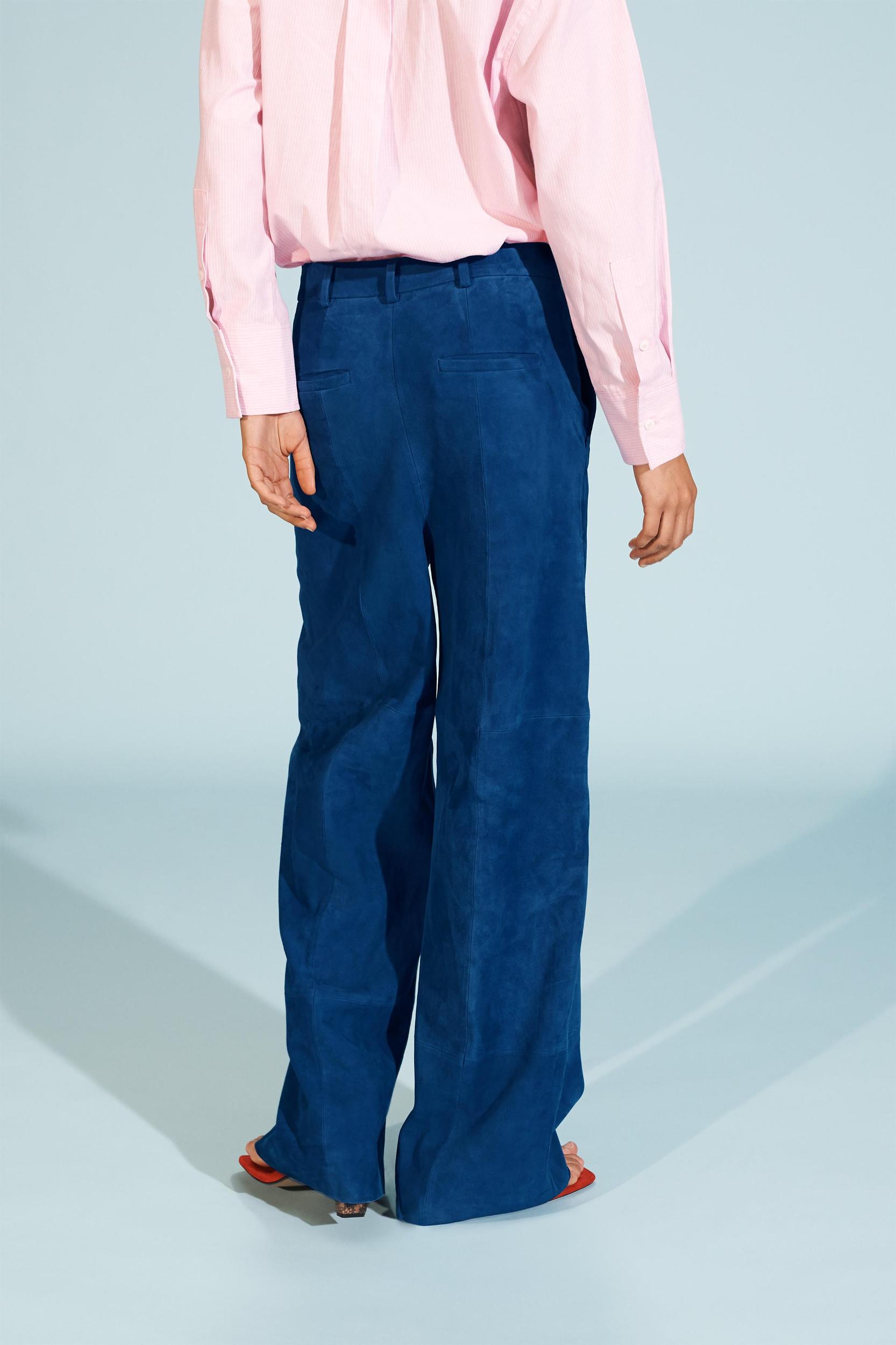 100% SUEDE LEATHER PANTS LIMITED EDITION Product Image