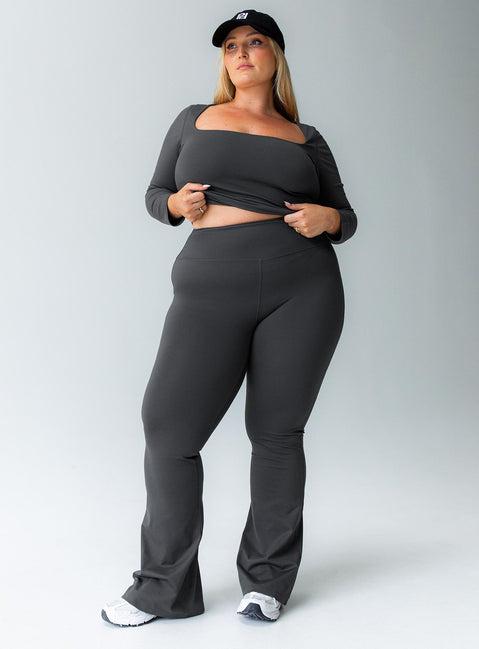 Integrity Activewear Yoga Pants Grey Curve Product Image
