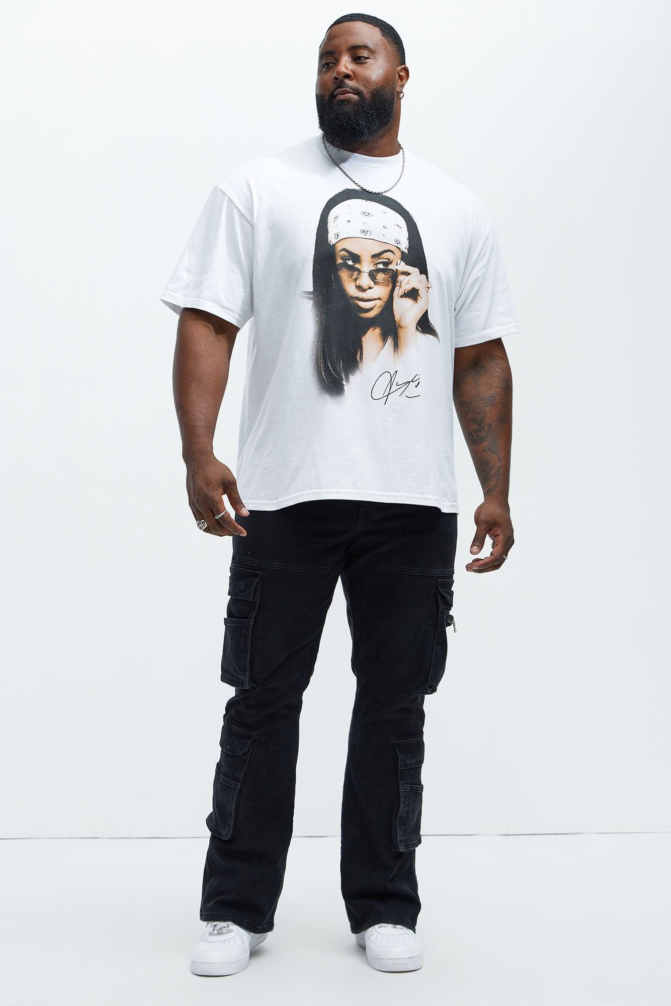 Aaliyah Are You That Somebody Short Sleeve Tee - White Product Image