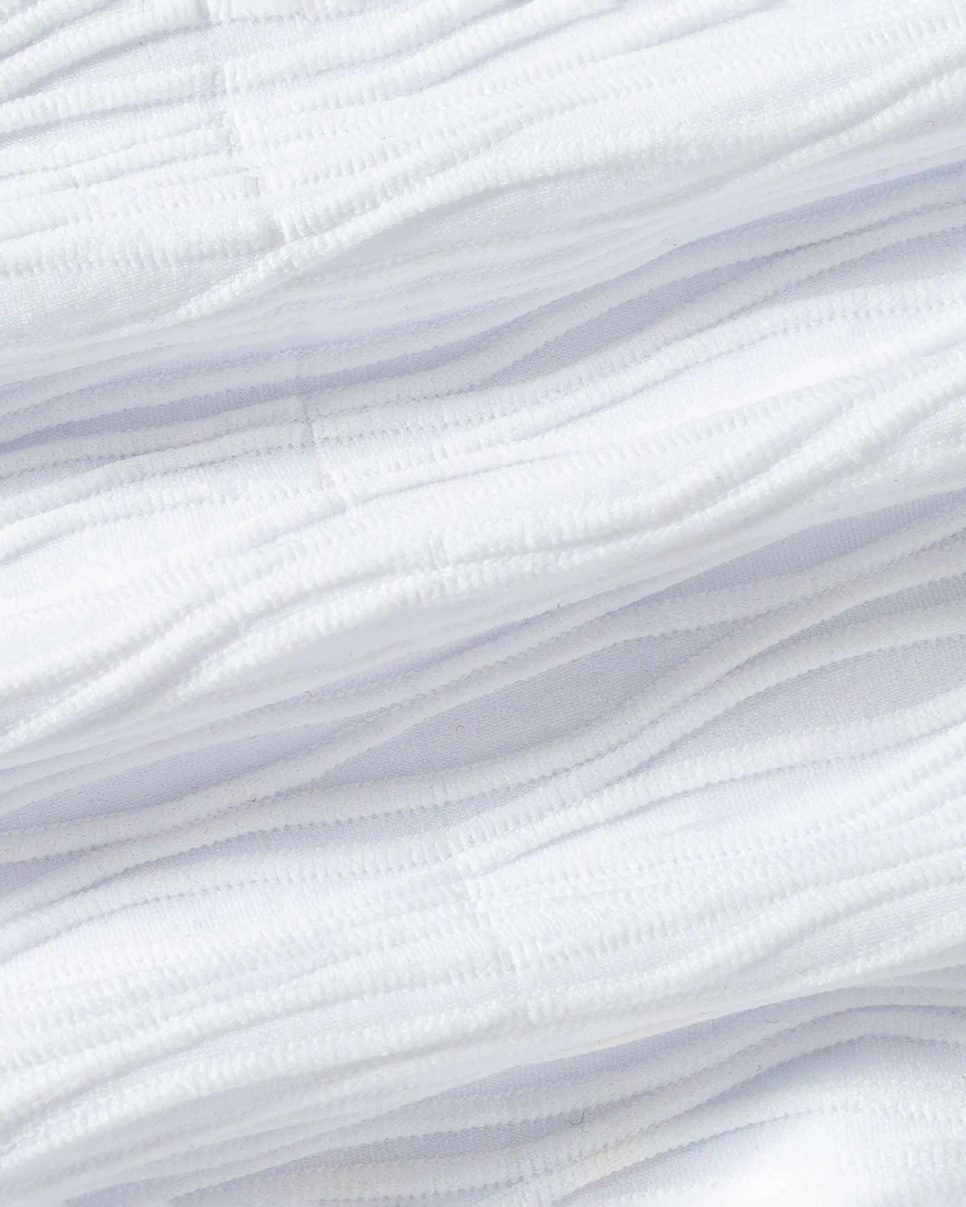 White Backless One-Piece Swimwear Product Image