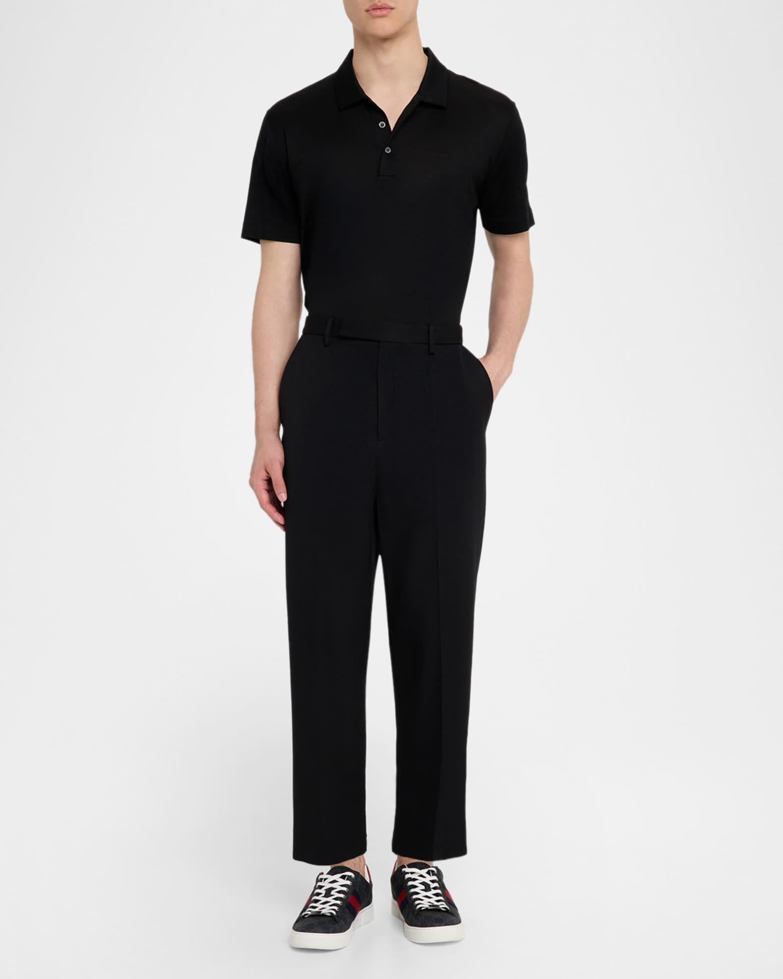 Men's Gucci Ace Low-Top Sneakers with Web Product Image