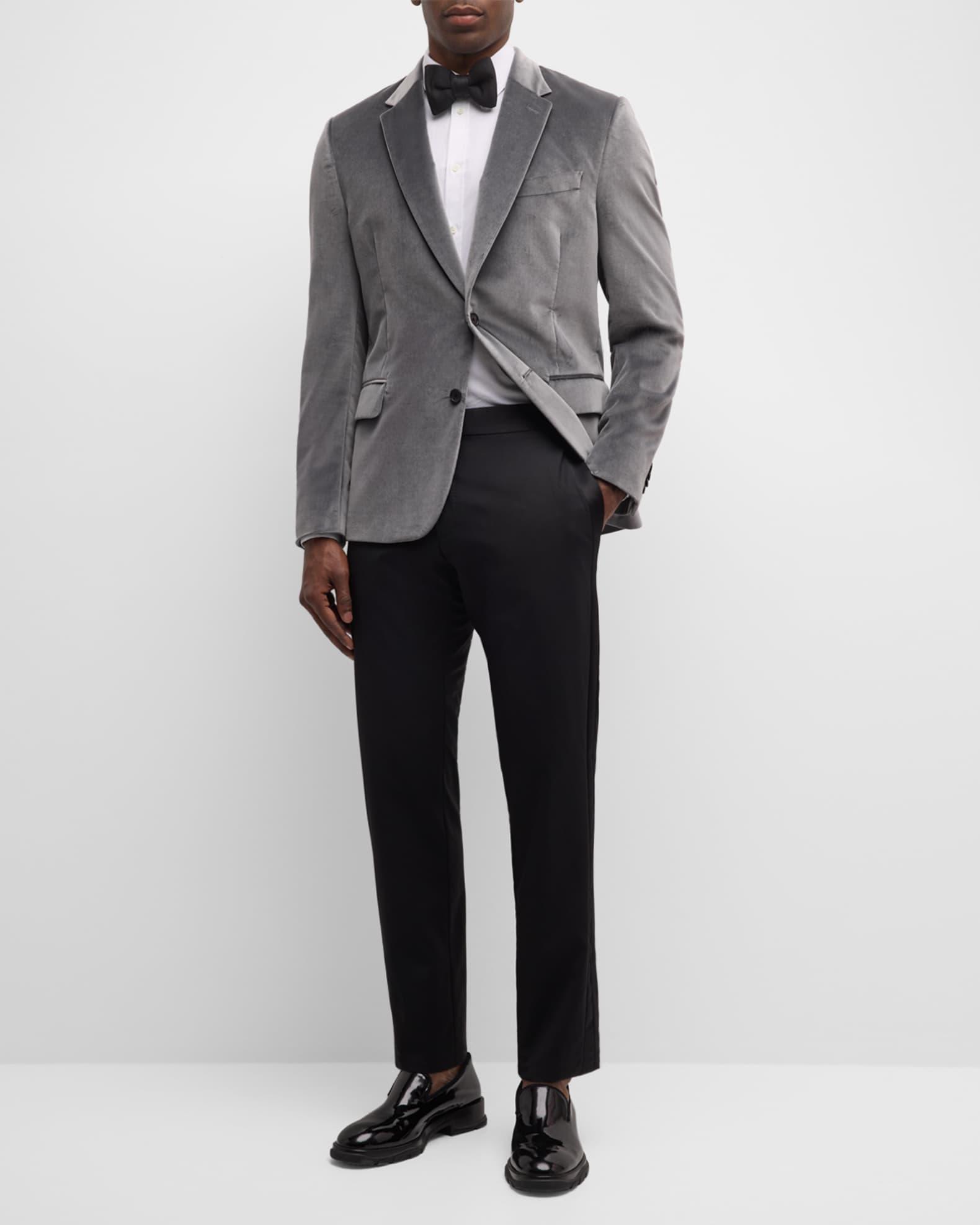 Men's Velvet Tuxedo Jacket Product Image