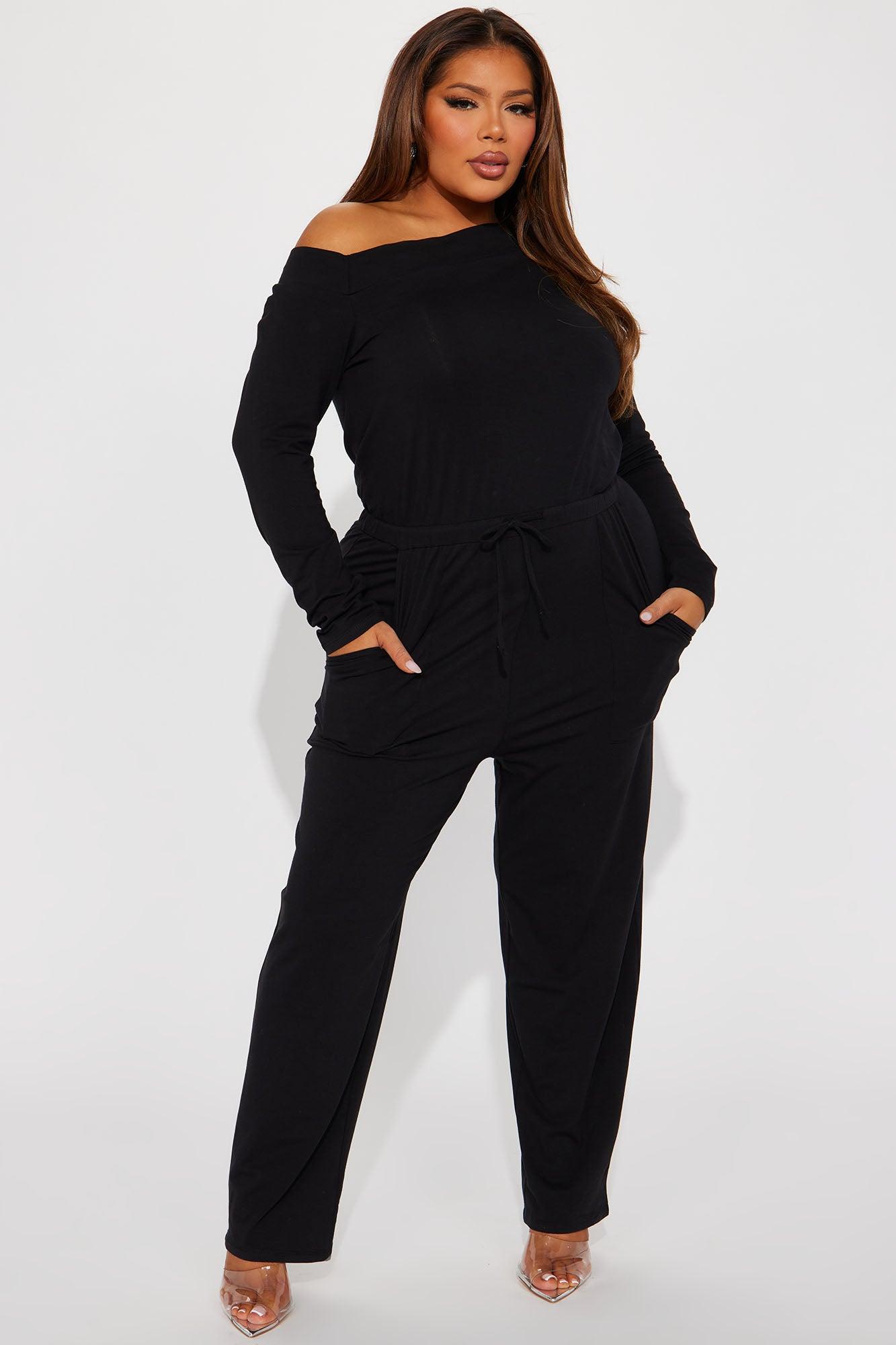 Switching Looks Jumpsuit  - Black Product Image
