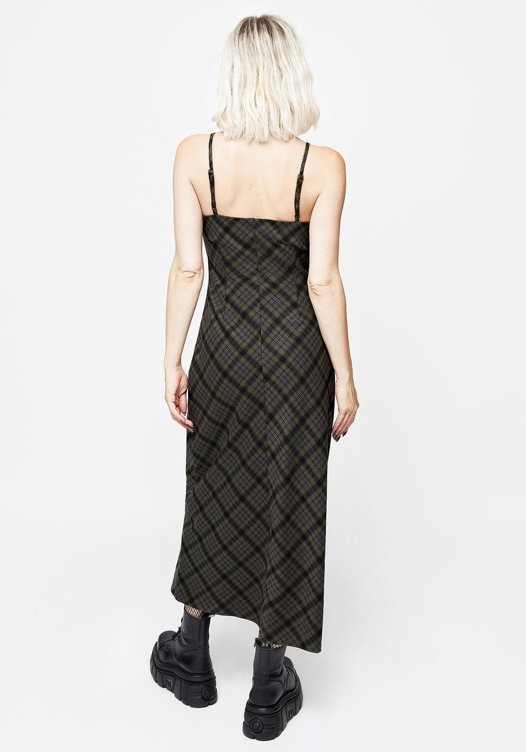 Reseda Check Midaxi Cami Dress Product Image