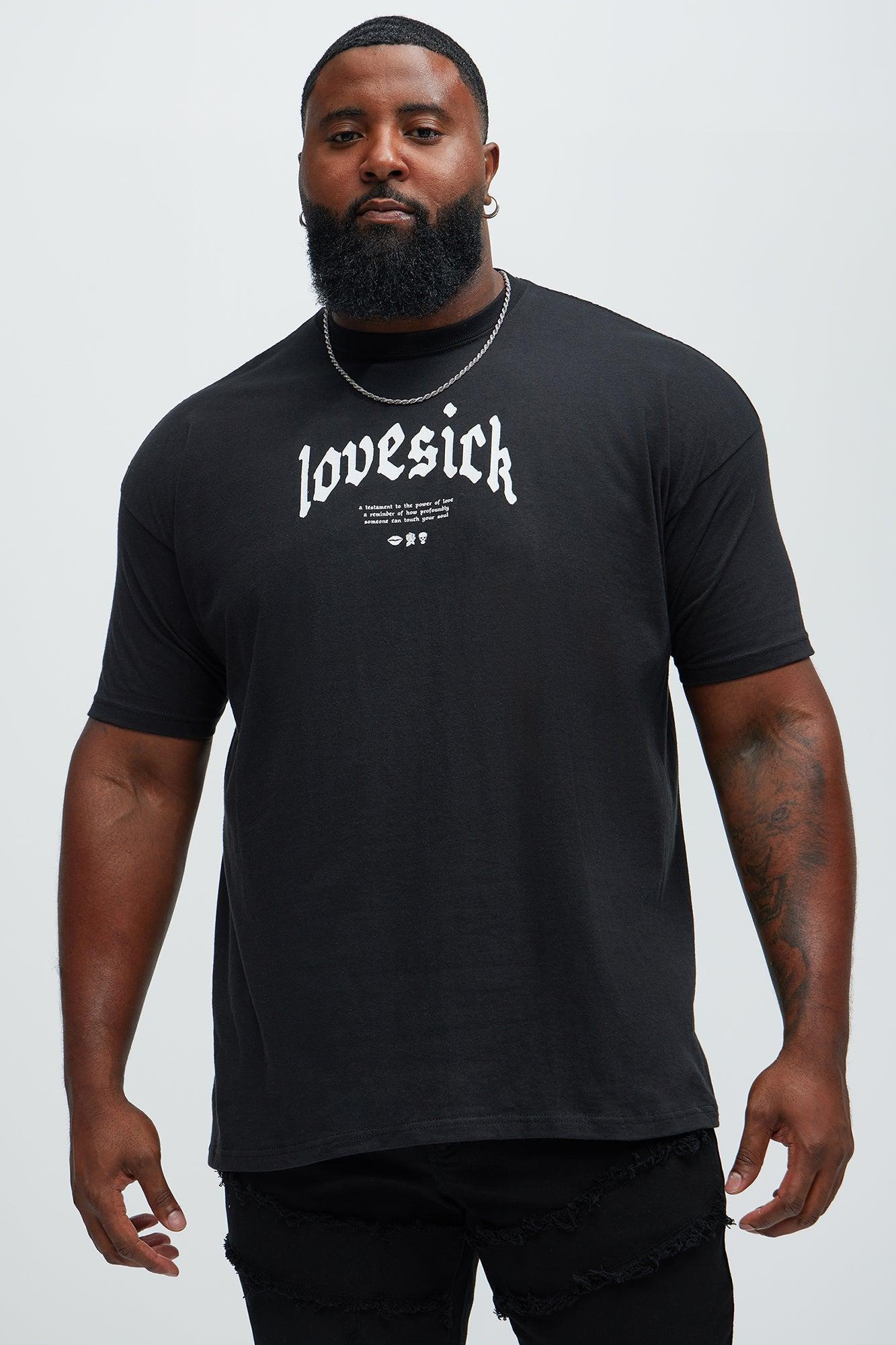 Lovesick Soul Short Sleeve Tee - Black Product Image