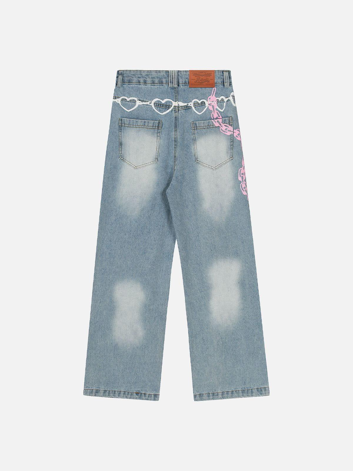 Aelfric Eden Graffiti Baggy Jeans Product Image