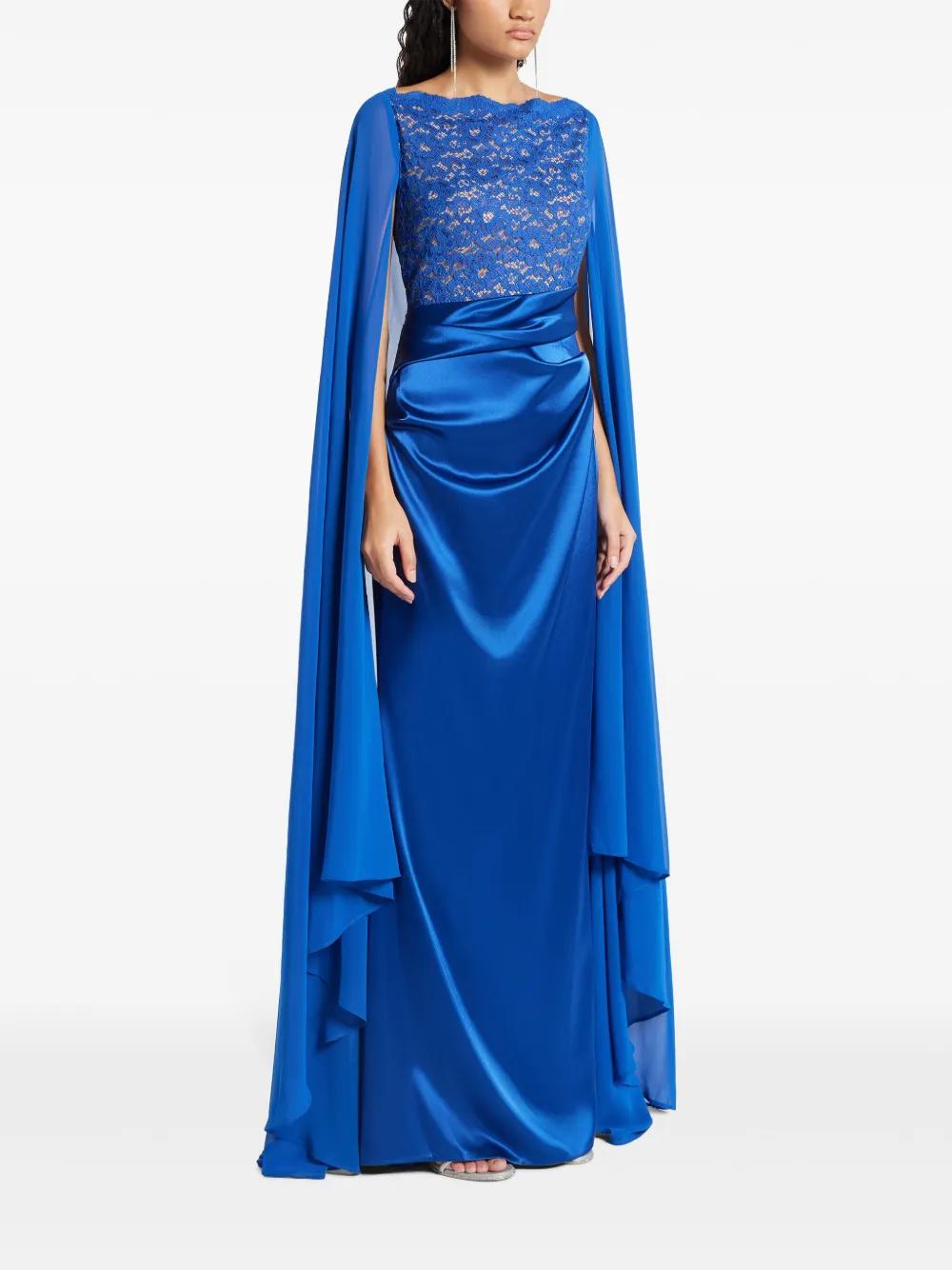 cape-design maxi dress Product Image