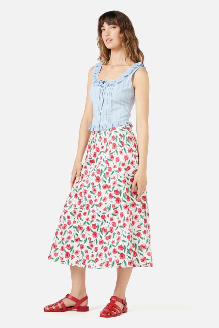 Greta Check Skirt Product Image