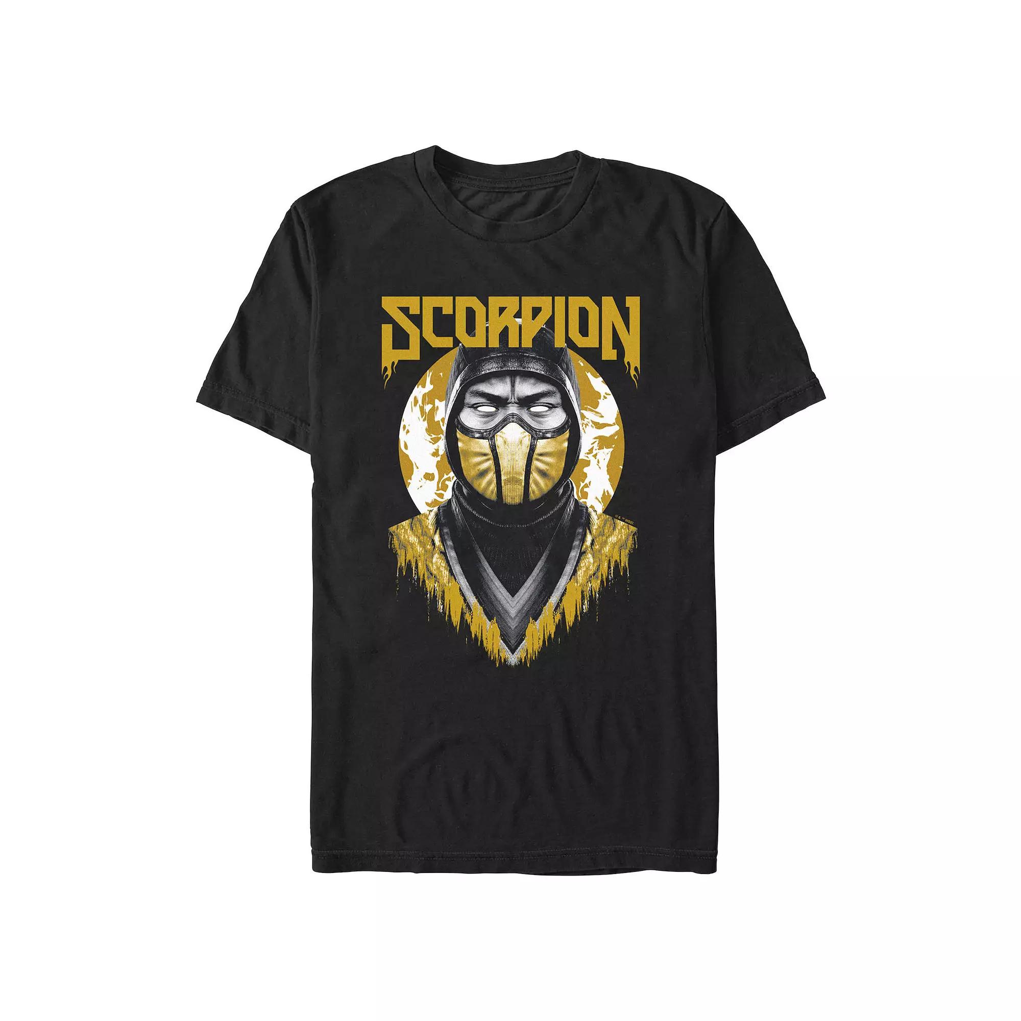 Men's Mortal Kombat Scorpion Bust Graphic Tee,  Product Image