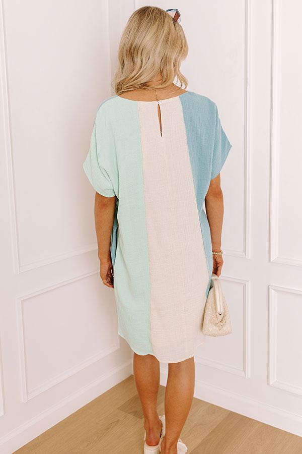 Lagoon Views Color Block Mini Dress Product Image