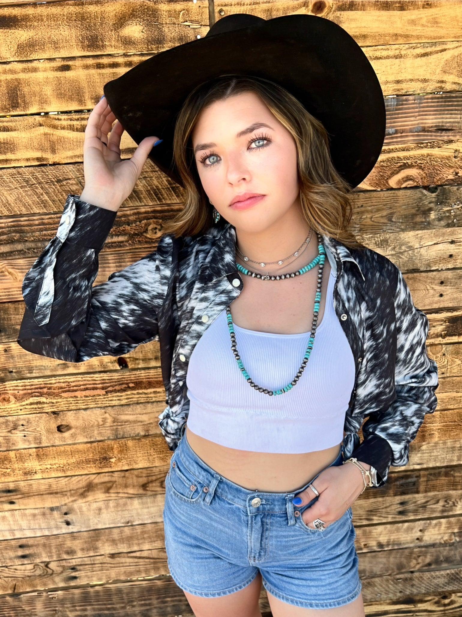 Sterling Kreek PLUS Let's Get Western Button Up Top Product Image