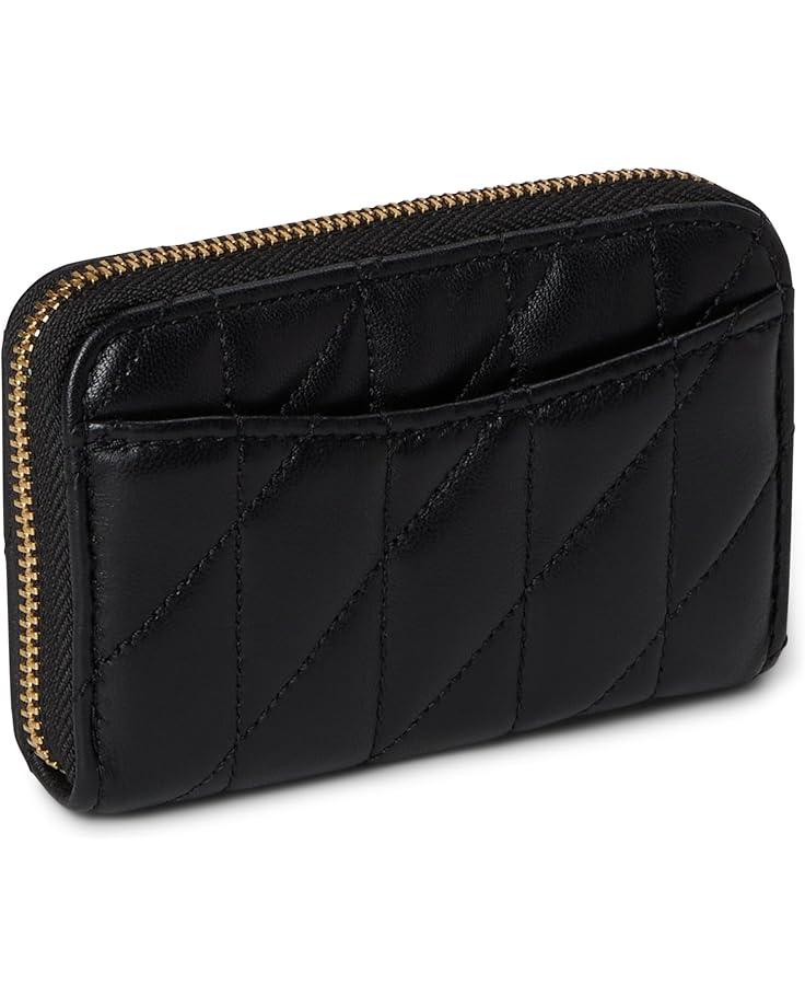 Small Zip Around Card Case with Pillow Quilting Product Image