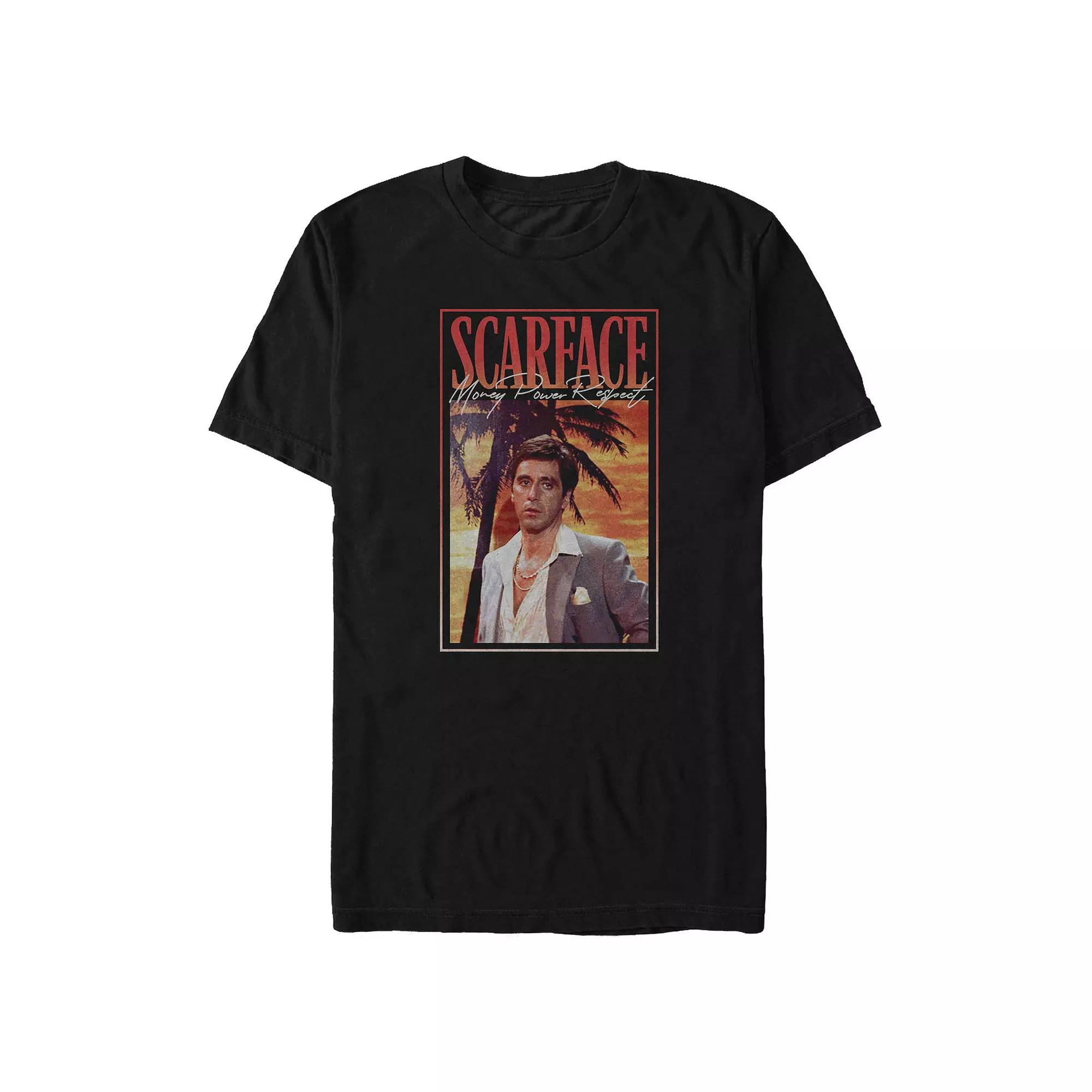 Men's Scarface Money Power Respect Graphic Tee,  Product Image