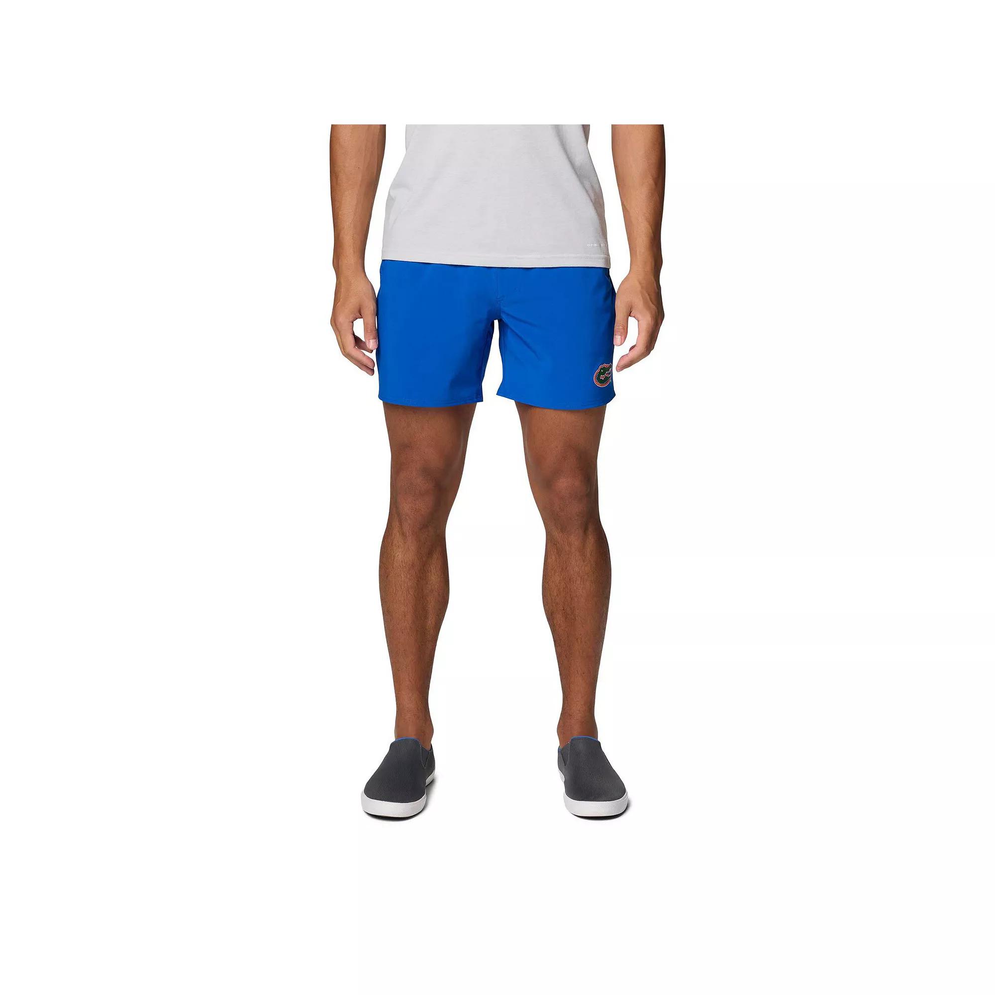 Men's Columbia Royal Florida Gators PFG Terminal Roamer Omni-Shade Stretch Shorts,  Product Image