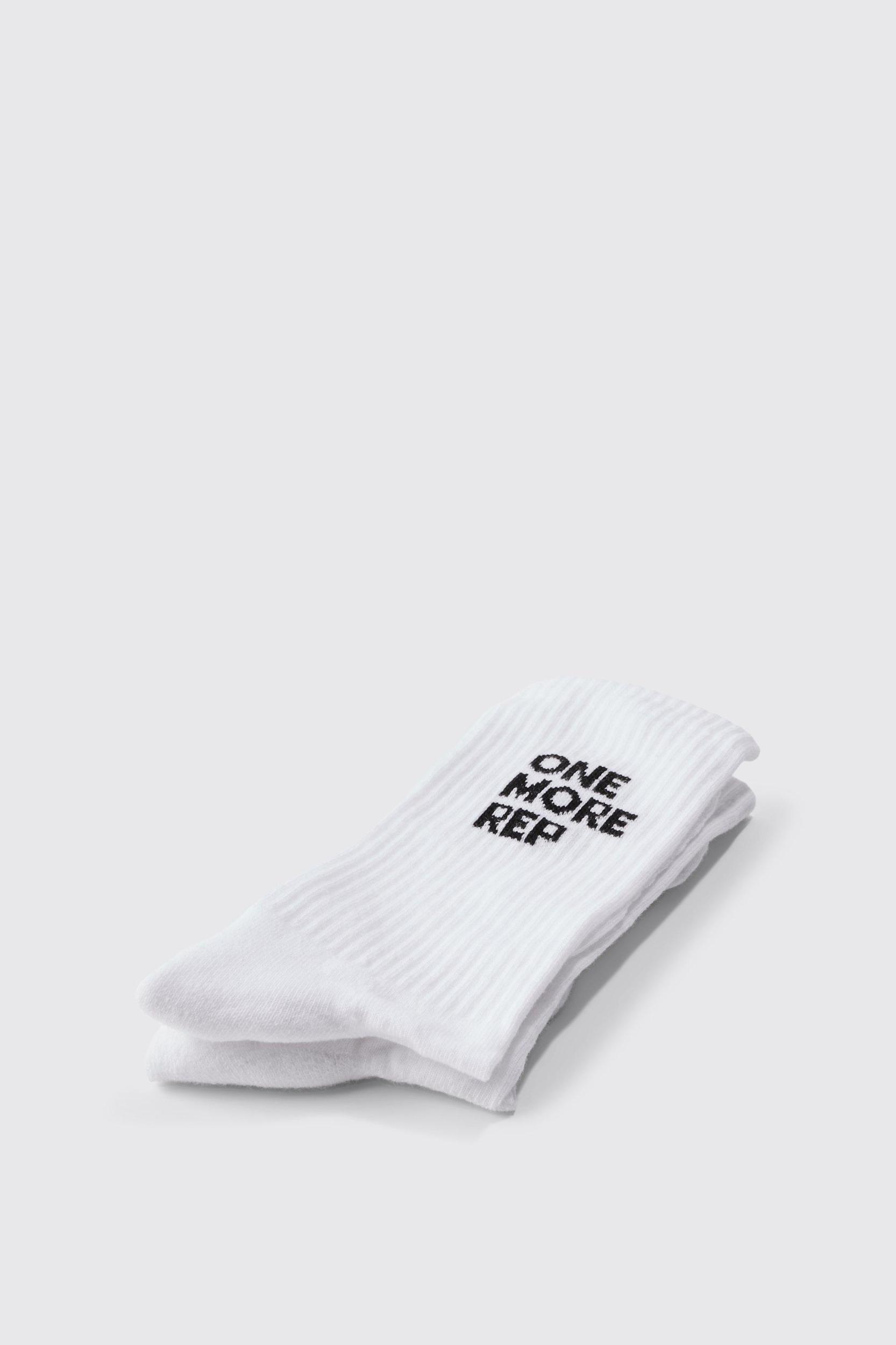 Man Active One More Rep Crew Socks | boohooMAN USA Product Image