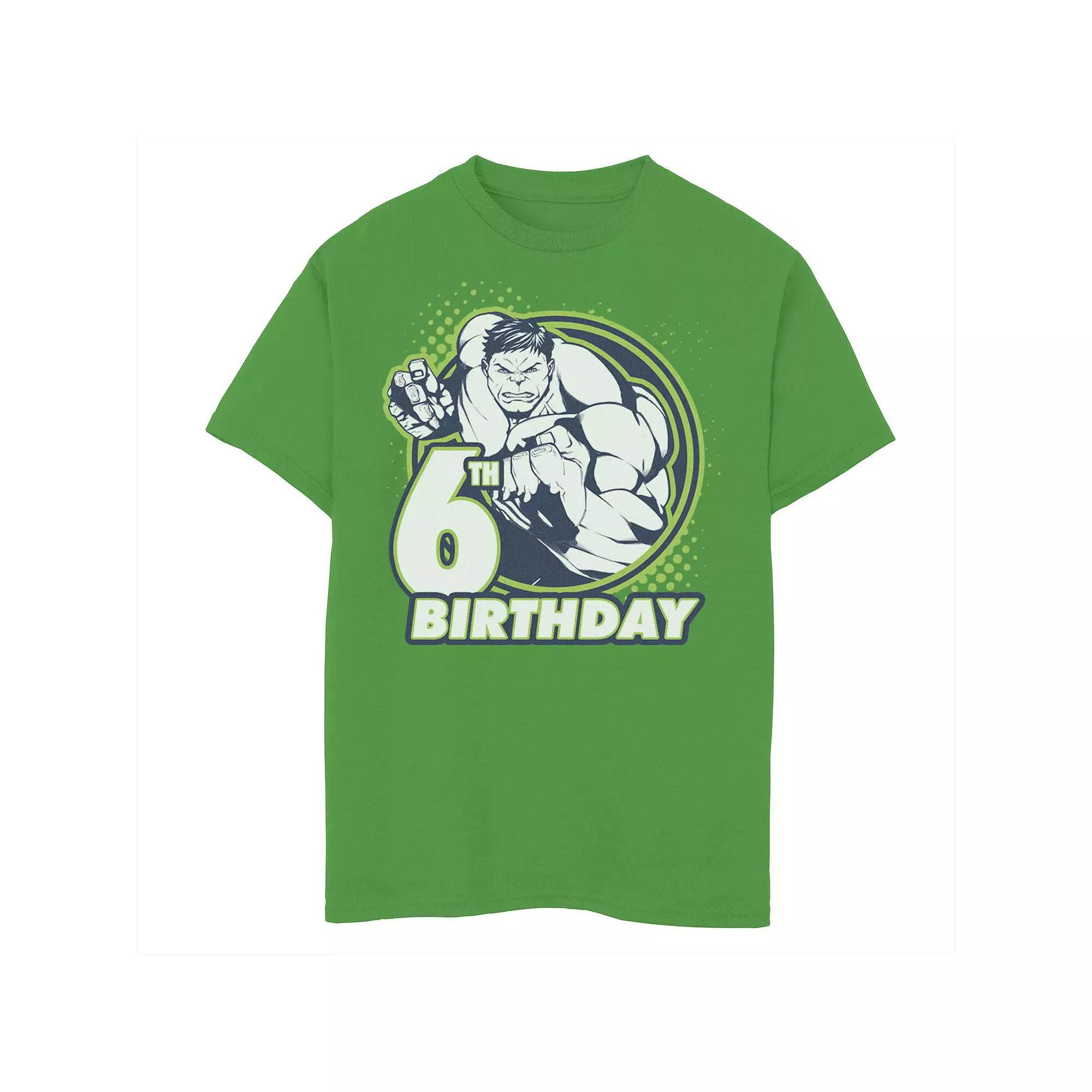 Boys 8-20 Marvel Avengers Hulk 2nd Birthday Badge Graphic Tee, Boy's,  Product Image