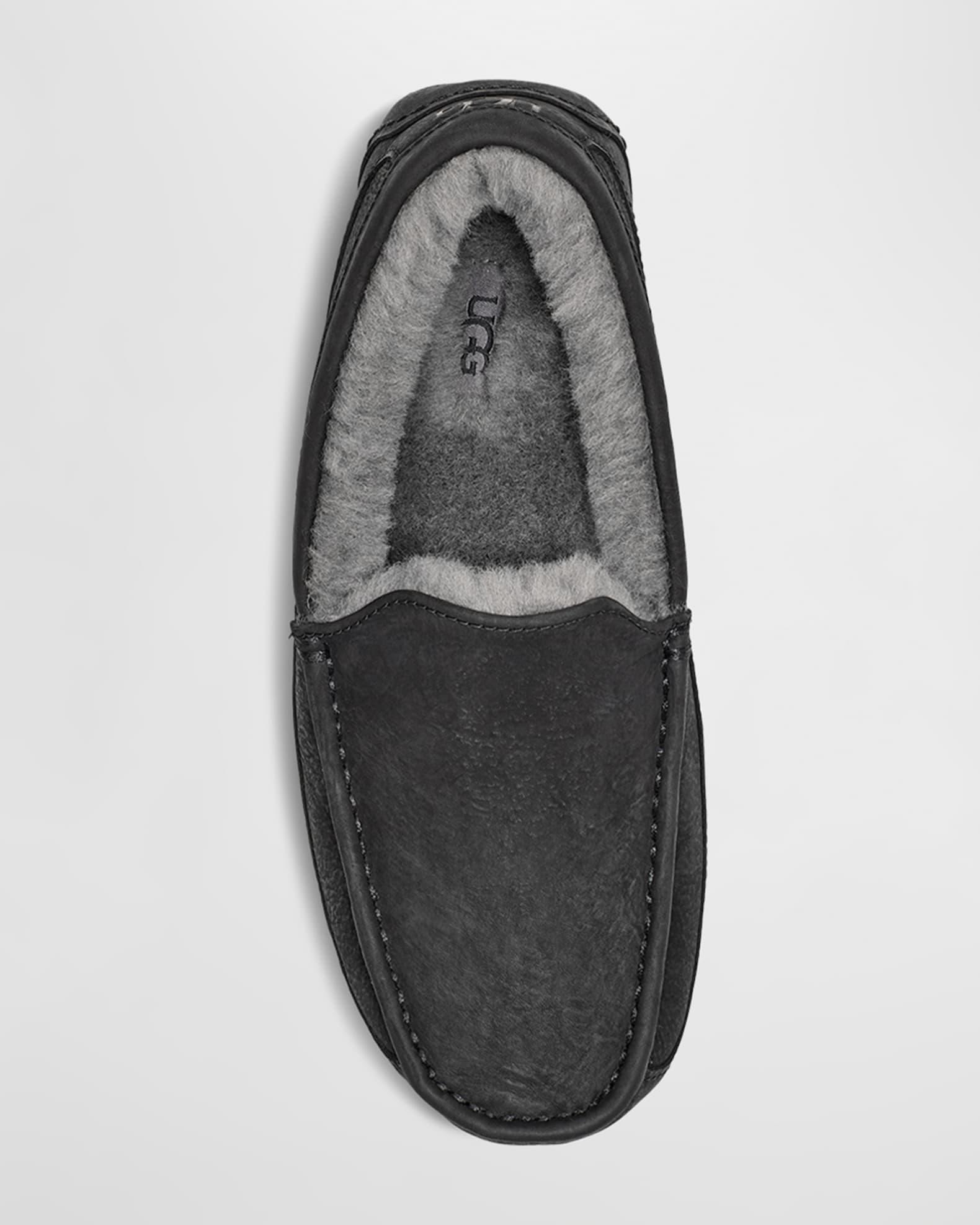 Men's Ascot Leather Slippers Product Image