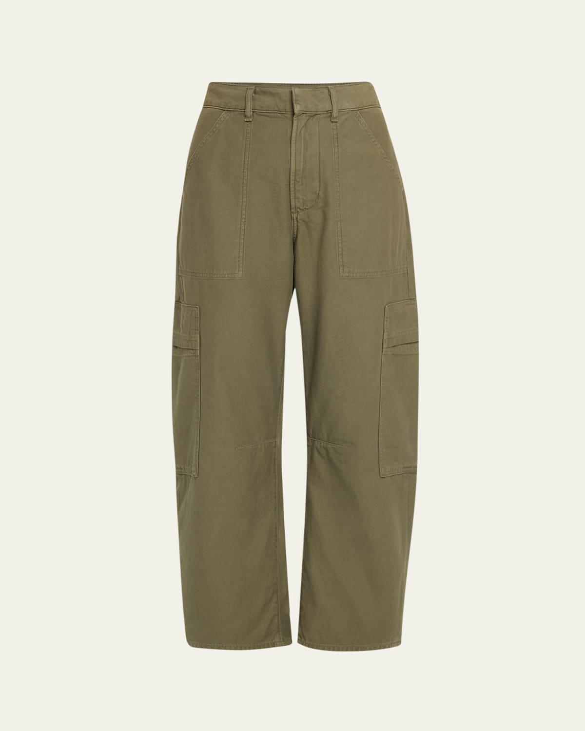 Marcelle Straight Twill Cargo Pants Product Image