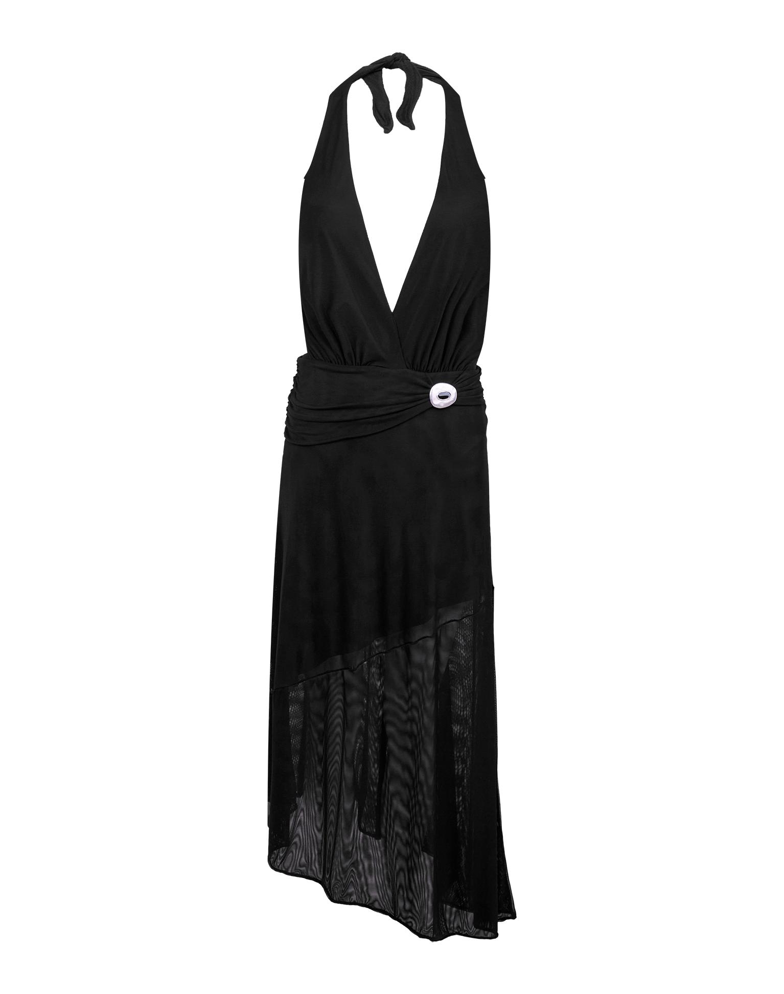 Zita Midi Dress (Exchange Only) - Black Product Image