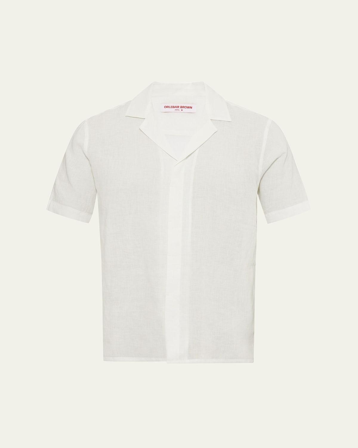 Mens Maitan Linen Camp Shirt Product Image