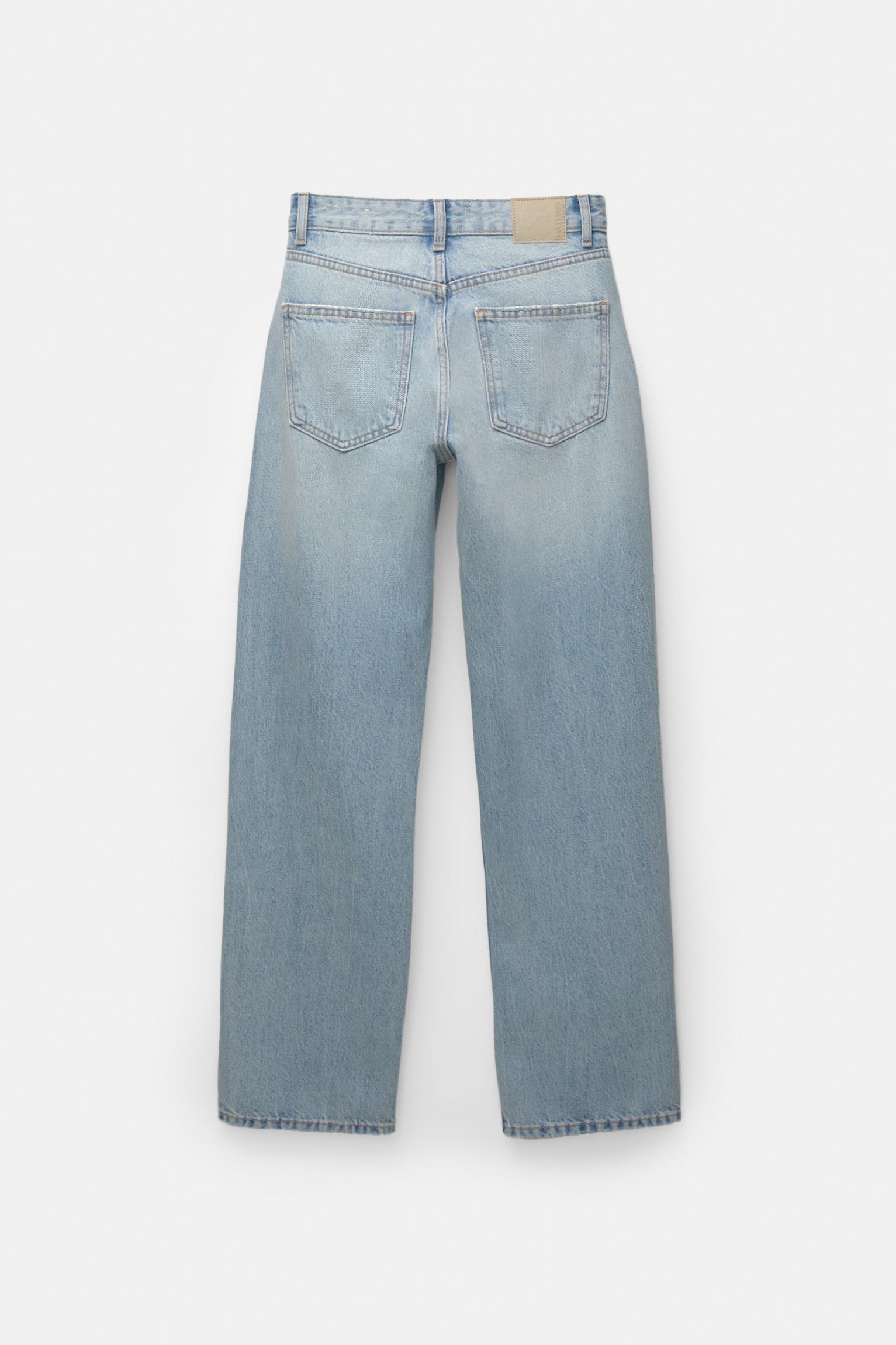 Mid-rise straight-leg jeans Product Image