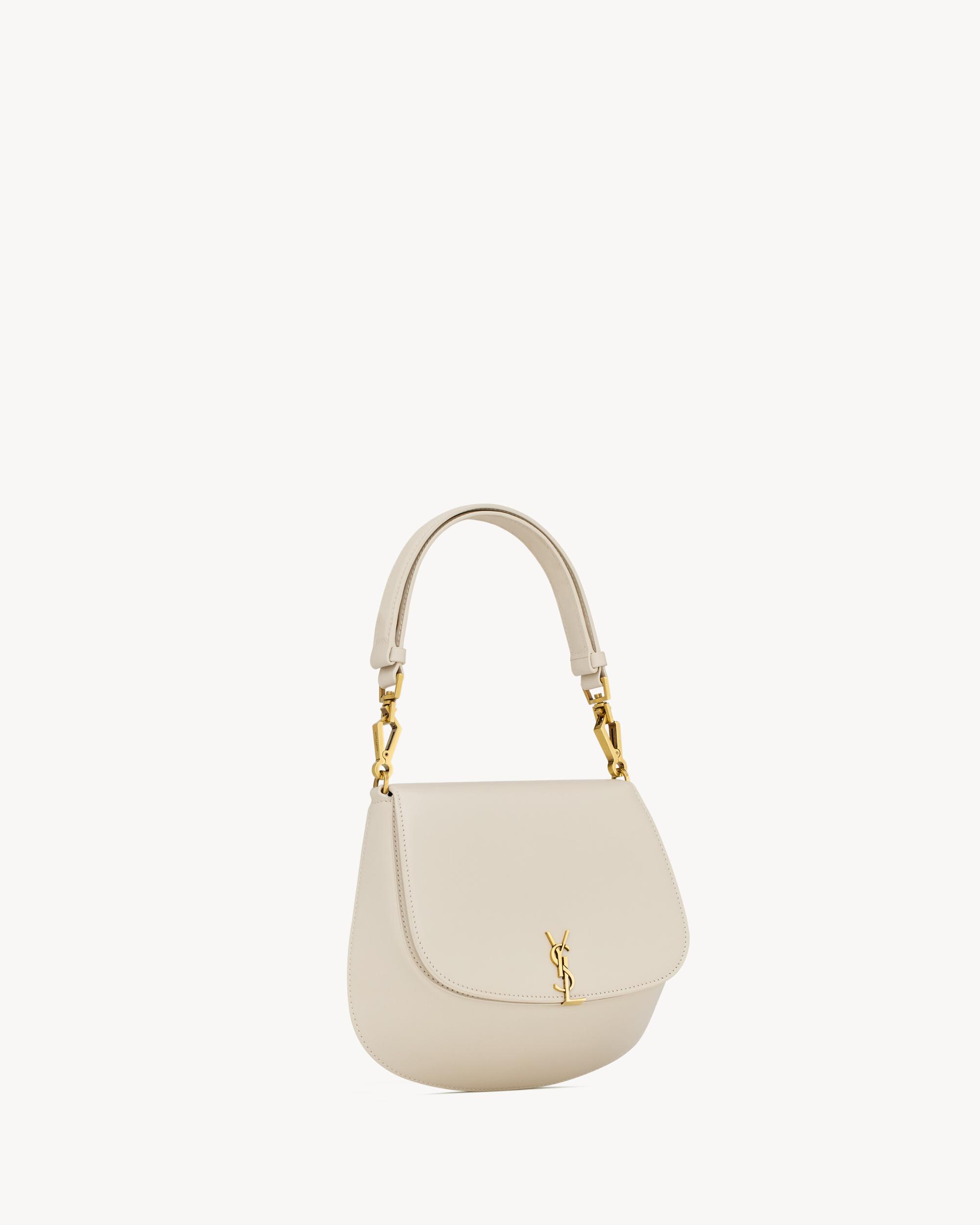 Mini VOLTAIRE TOP HANDLE bag in BOX SAINT LAURENT Product Image