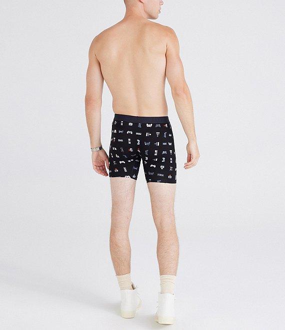 SAXX Vibe Xtra Super Soft Gamer Printed 6#double; Inseam Boxer Briefs Product Image