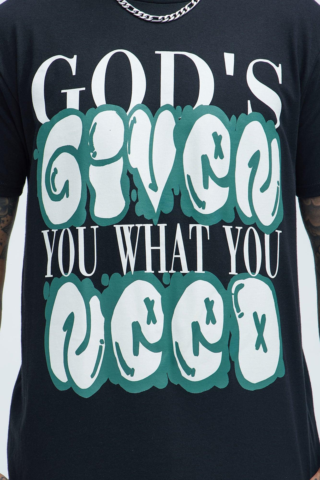 God's Gift Short Sleeve Tee - Black Product Image