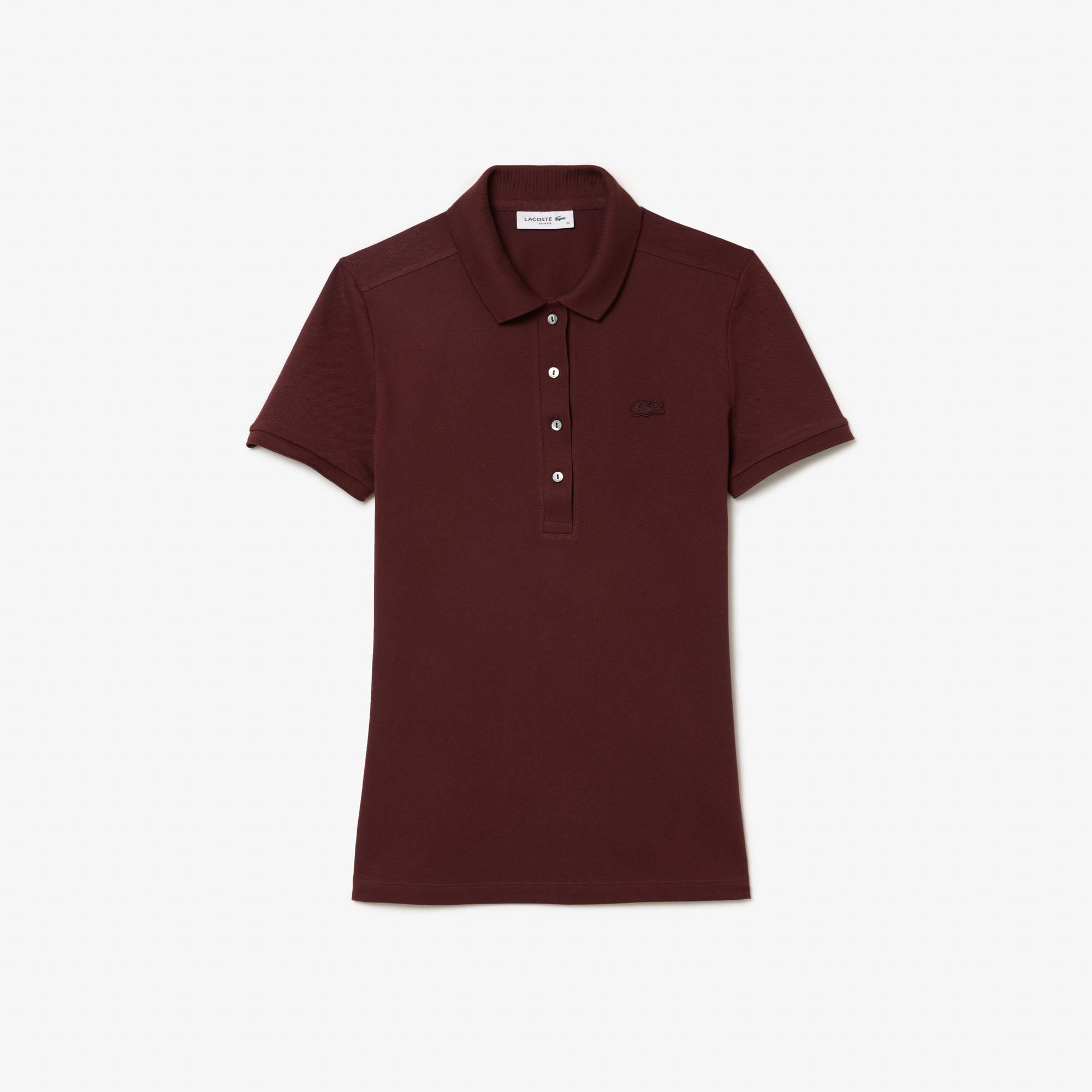 Women's L.12.D Slim Fit Stretch Mini Piqué Polo Product Image