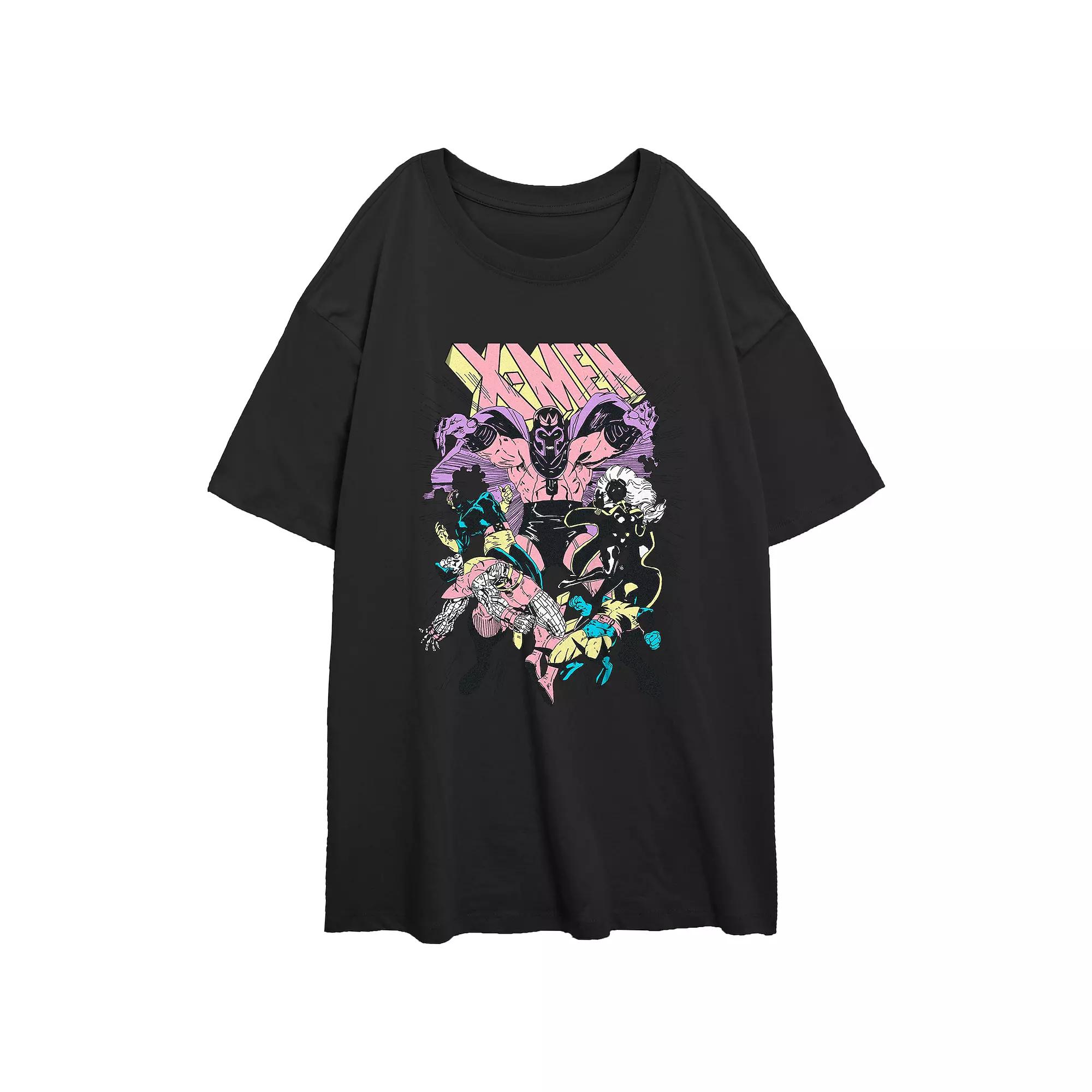 Juniors X-Men Magneto Controls Oversized Graphic Tee, Girls Product Image
