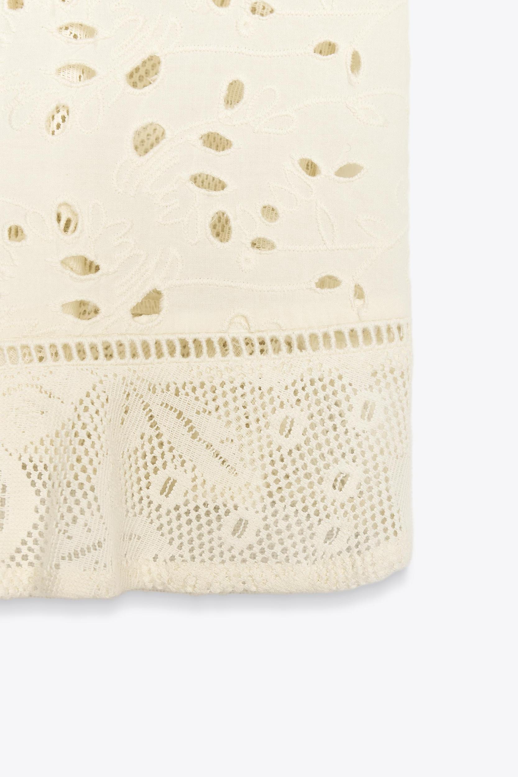 ZW COLLECTION PATCHWORK EMBROIDERED TOP Product Image