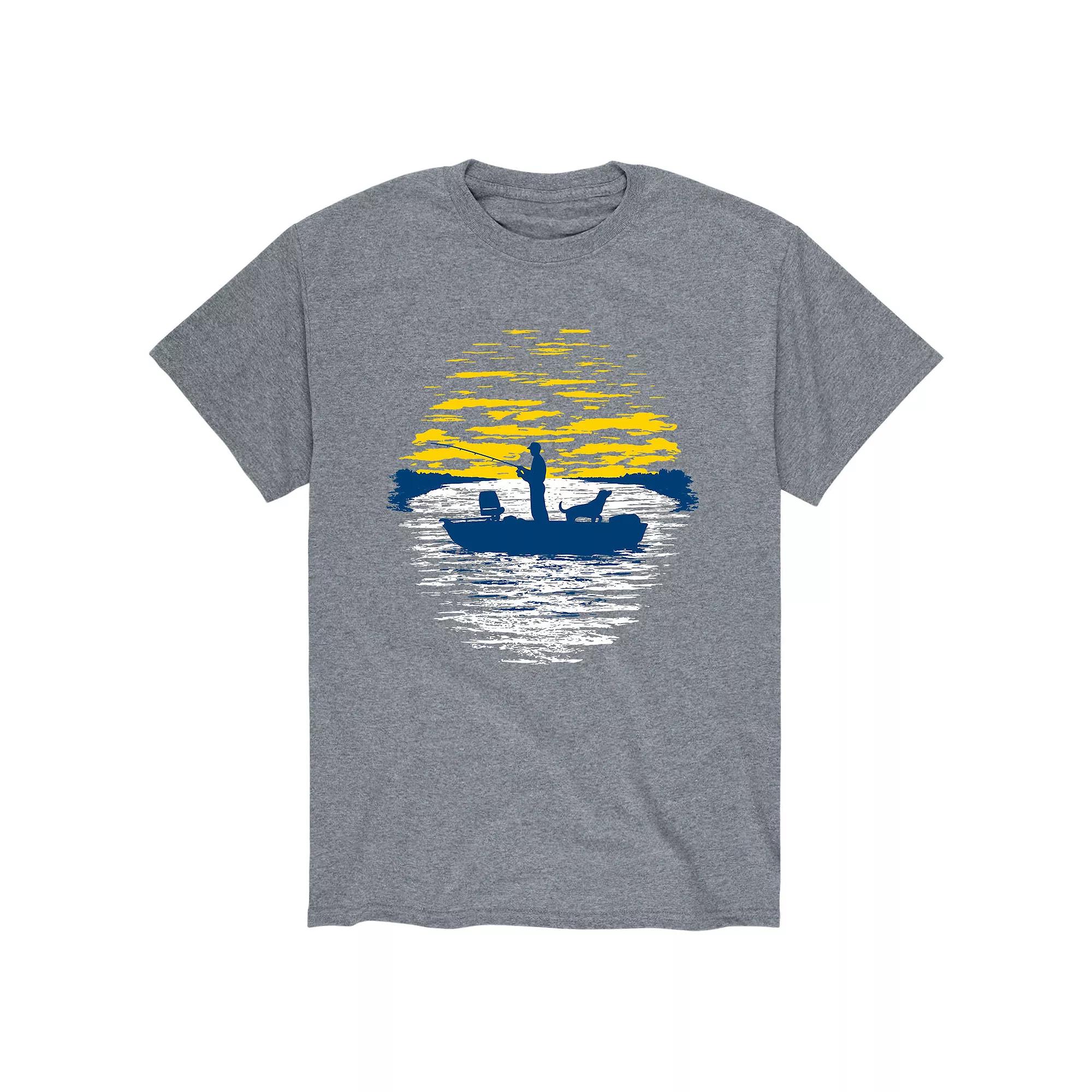 Men's Sunset Fishing Tee,  Product Image