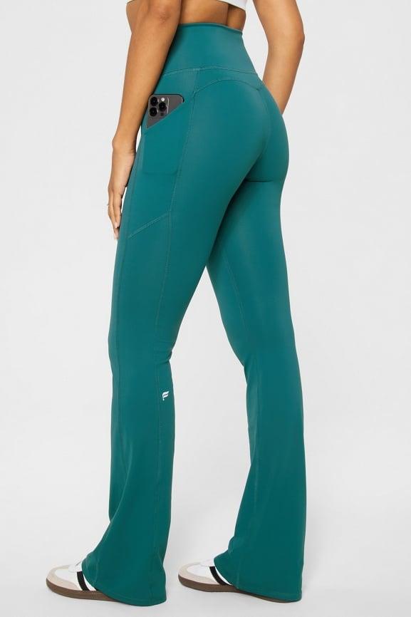 Oasis PureLuxe High-Waisted Pocketed Kick Flare Product Image