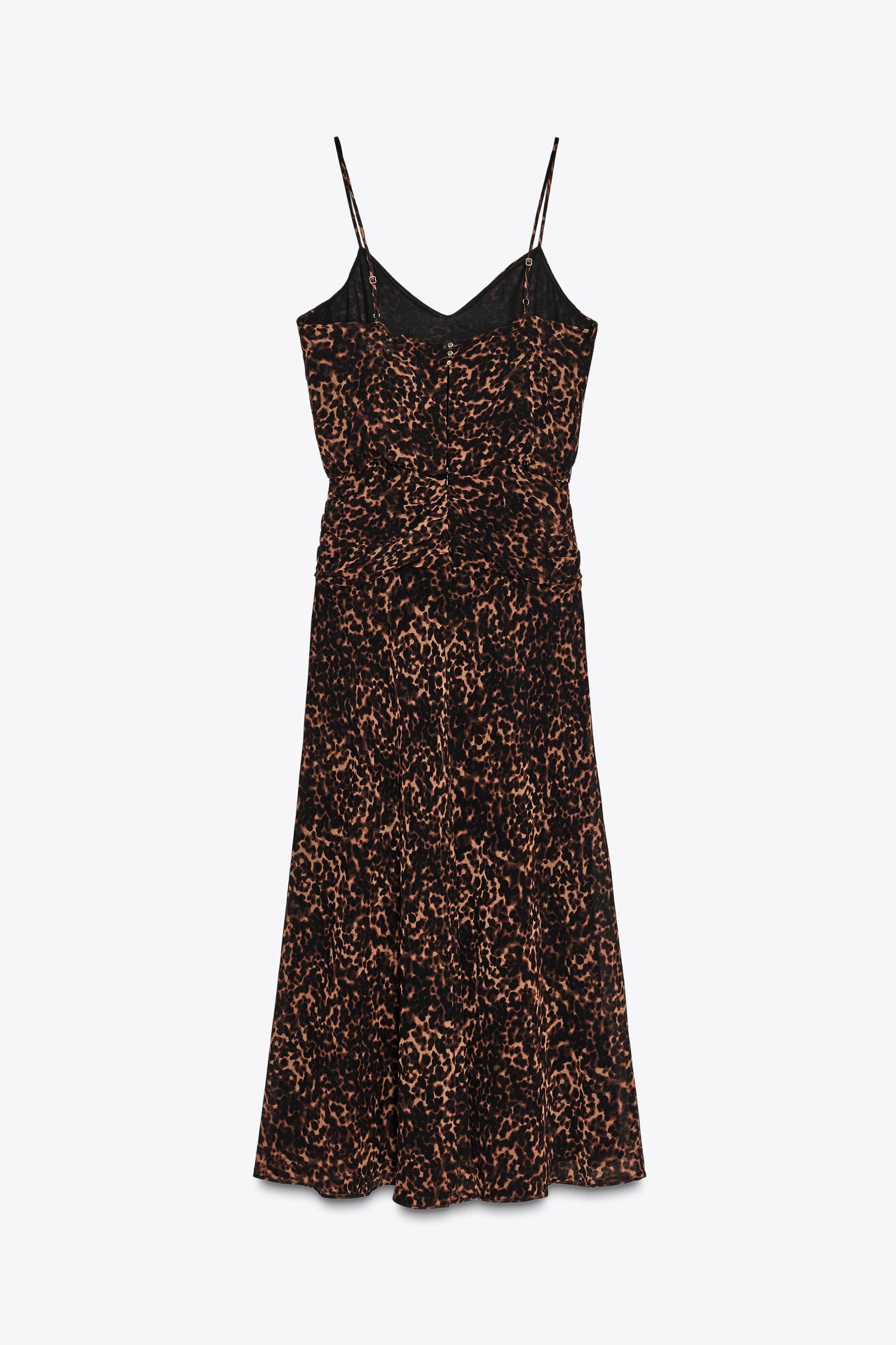 ANIMAL PRINT MIDI DRESS Product Image