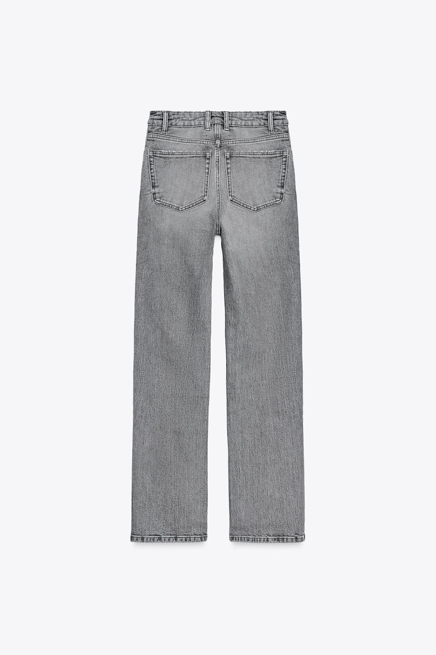 TRF HIGH-WAISTED STRAIGHT LEG JEANS Product Image