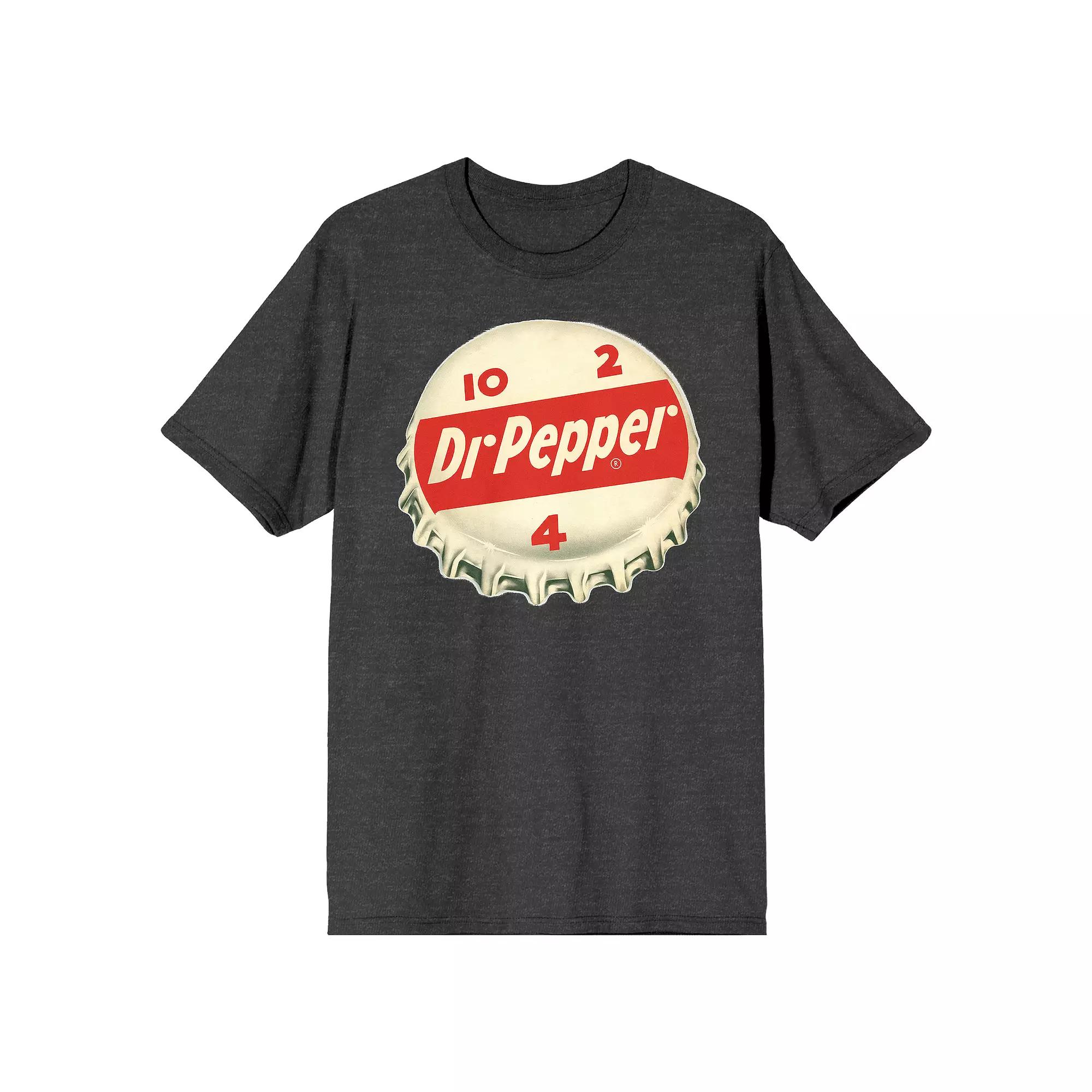 Men's Dr. Pepper Retro Bottle Cap Tee,  Product Image