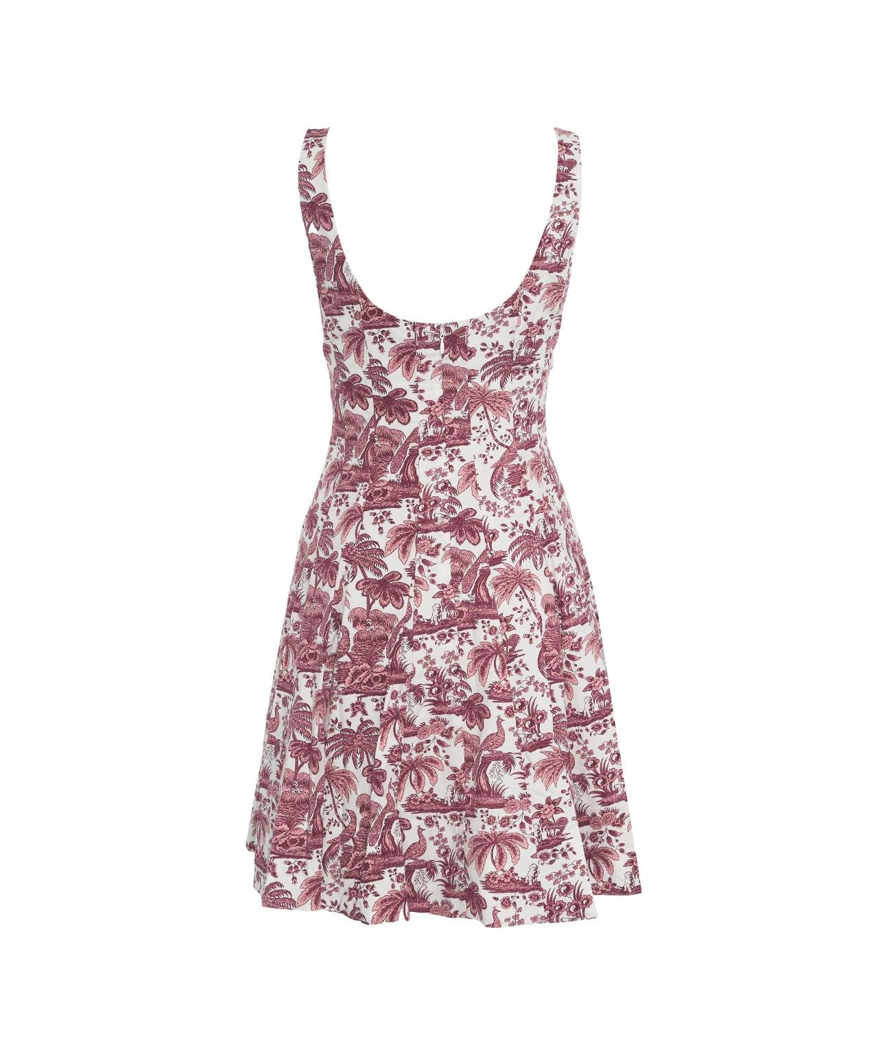 Mini dress with floral print Product Image