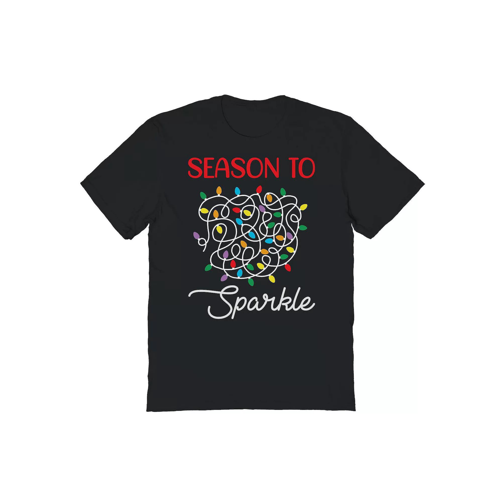 Men's Season Sparkle Christmas Graphic Tee, Adult Unisex,  Product Image