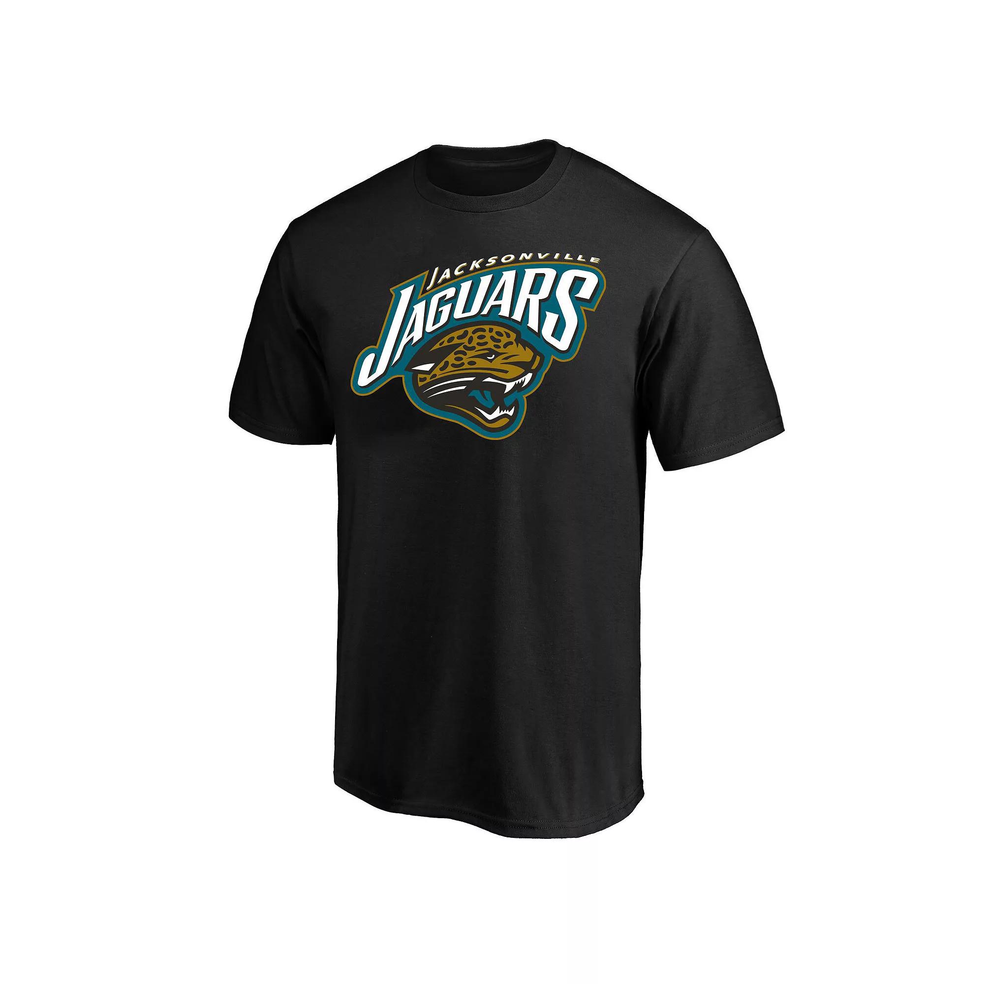 Men's Mitchell & Ness Black Jacksonville Jaguars Classic Crew Neck T-Shirt,  Product Image