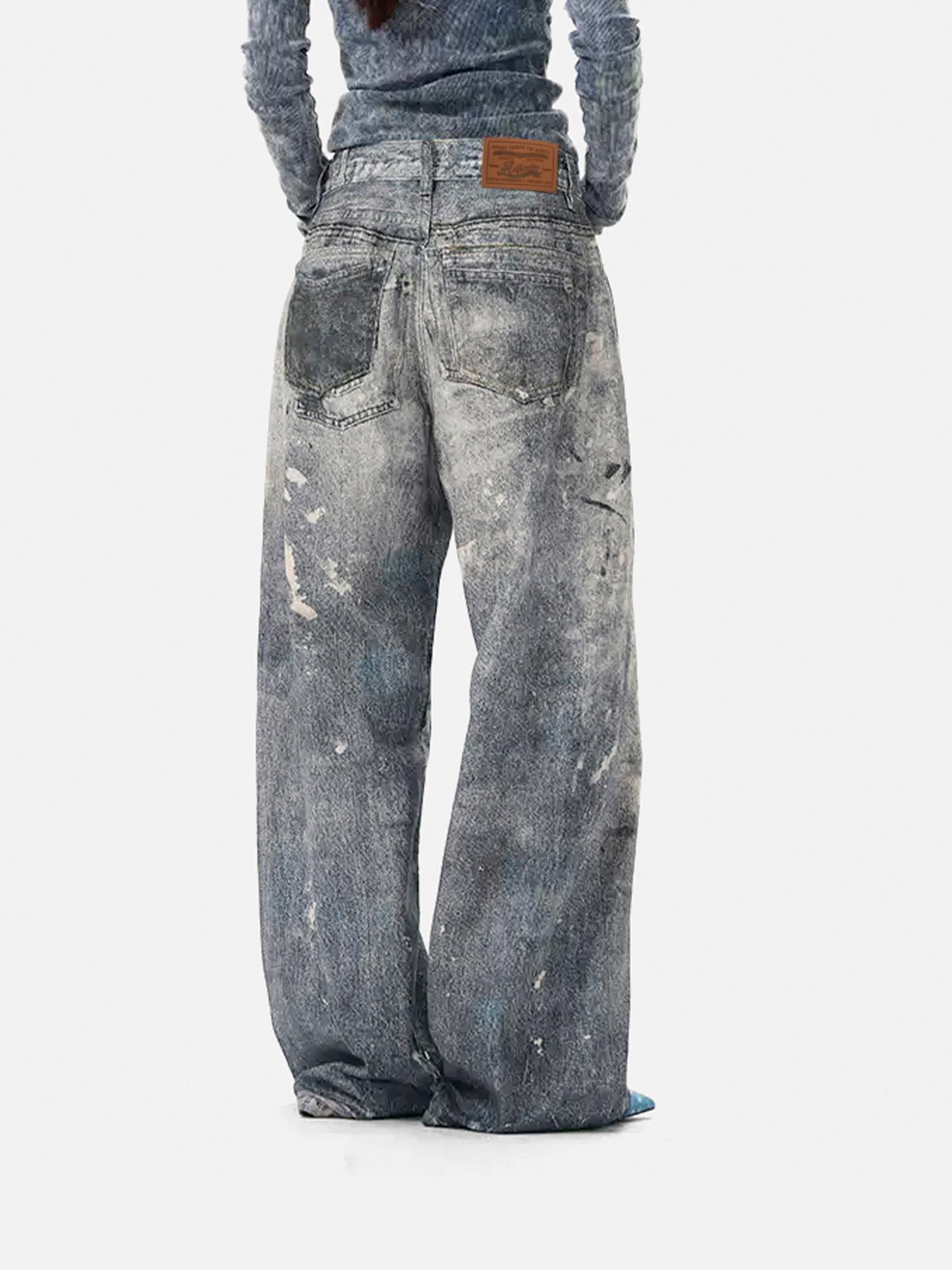 Aelfric Eden Baggy Vintage Washed Jeans Product Image