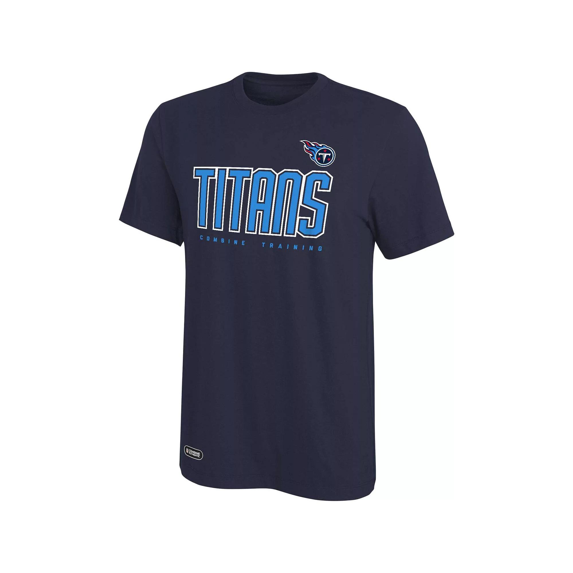 Men's Navy Tennessee Titans Prime Time T-Shirt,  Product Image