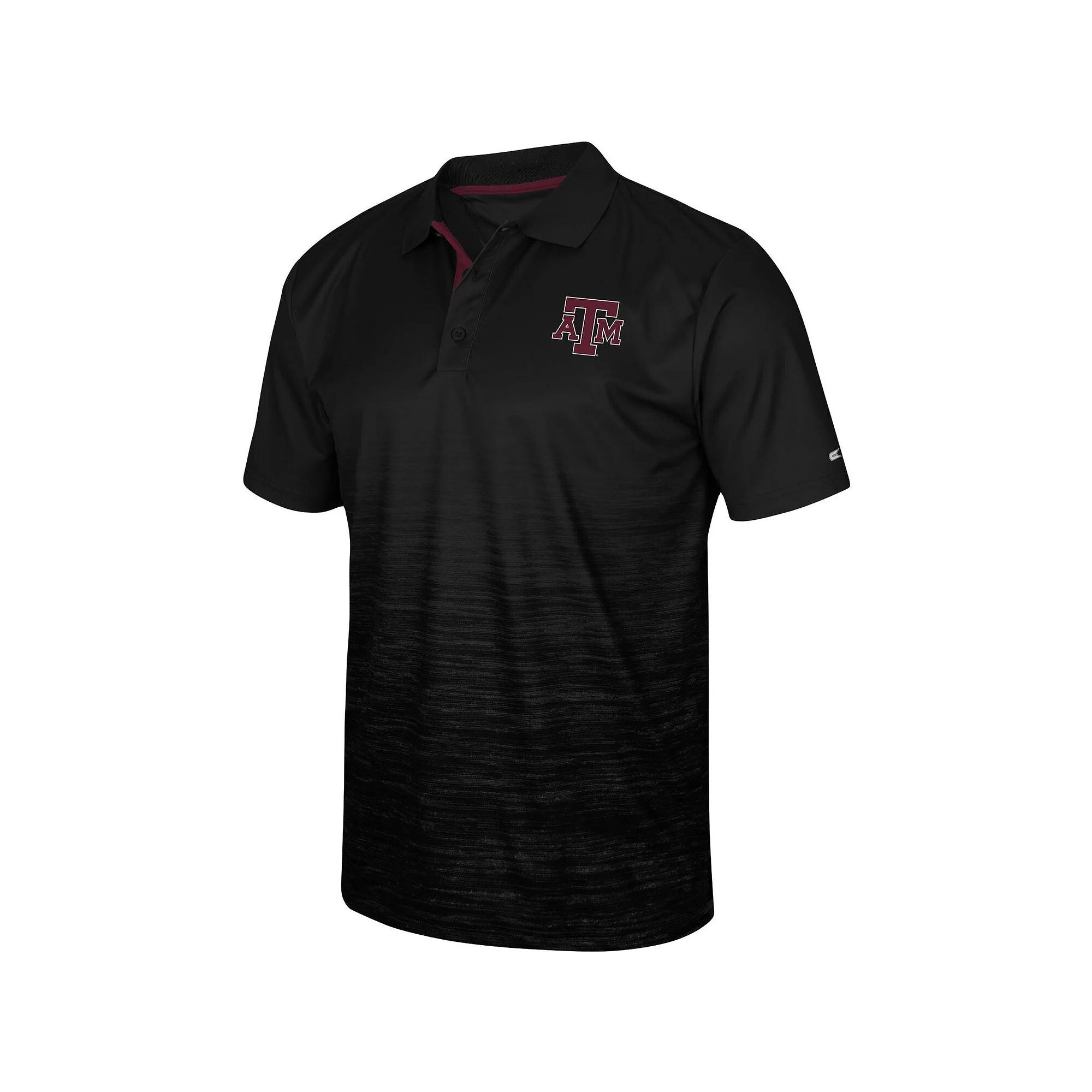 Men's Colosseum Black Texas A&M Aggies Marshall Polo,  Product Image