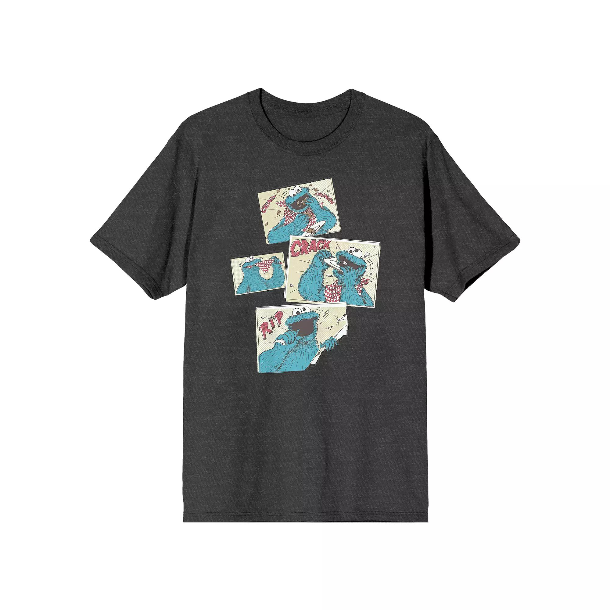 Men's Sesame Street Eat Tee,  Product Image