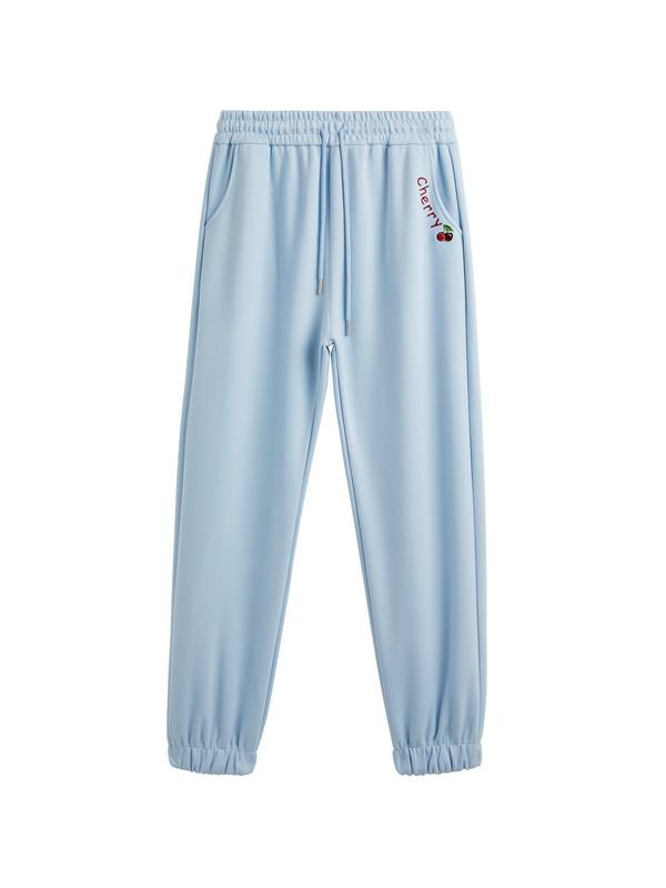 Interesting Embroidery Sweatpants Product Image