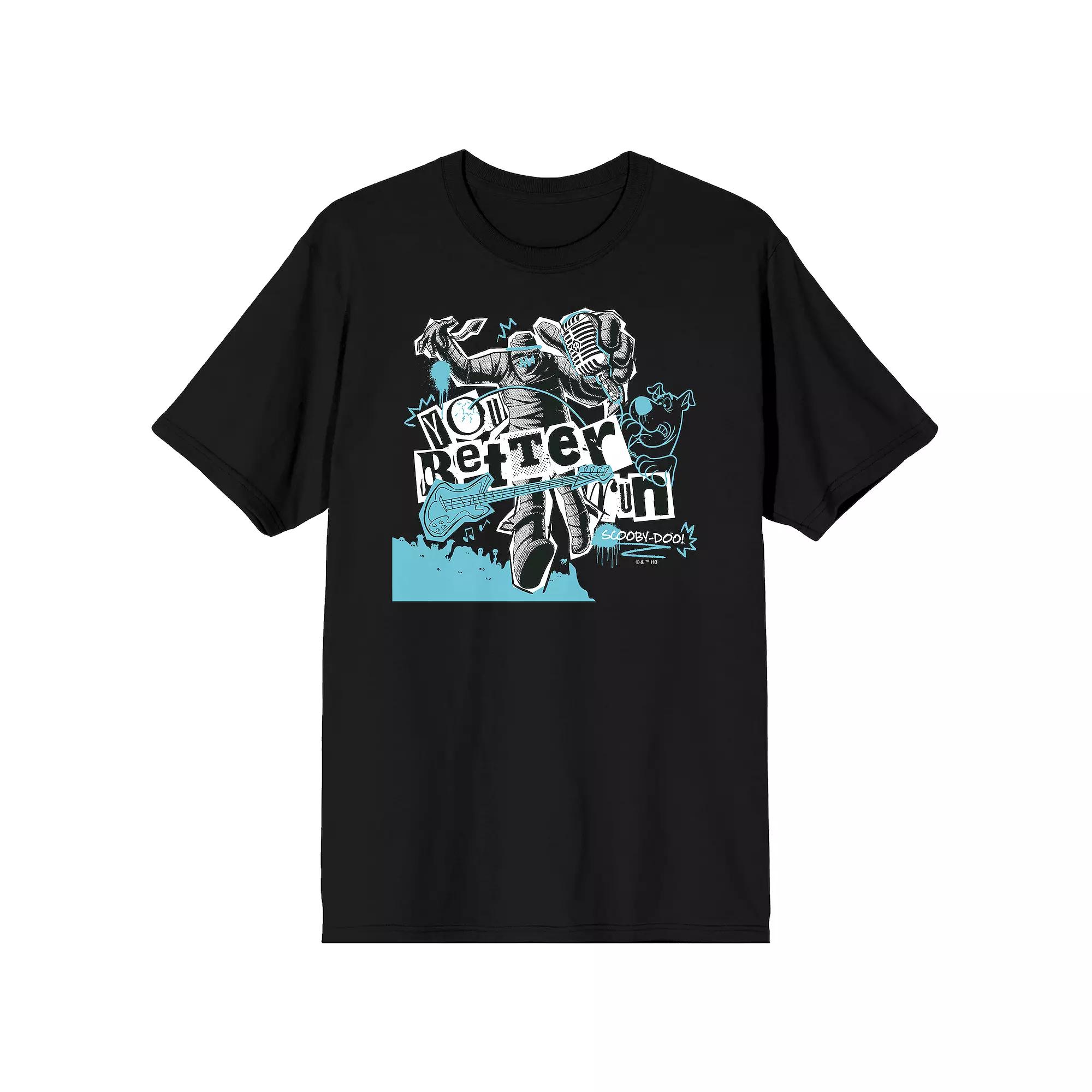 Men's Scooby Doo You Better Run Short Sleeve Graphic T-Shirt,  Product Image